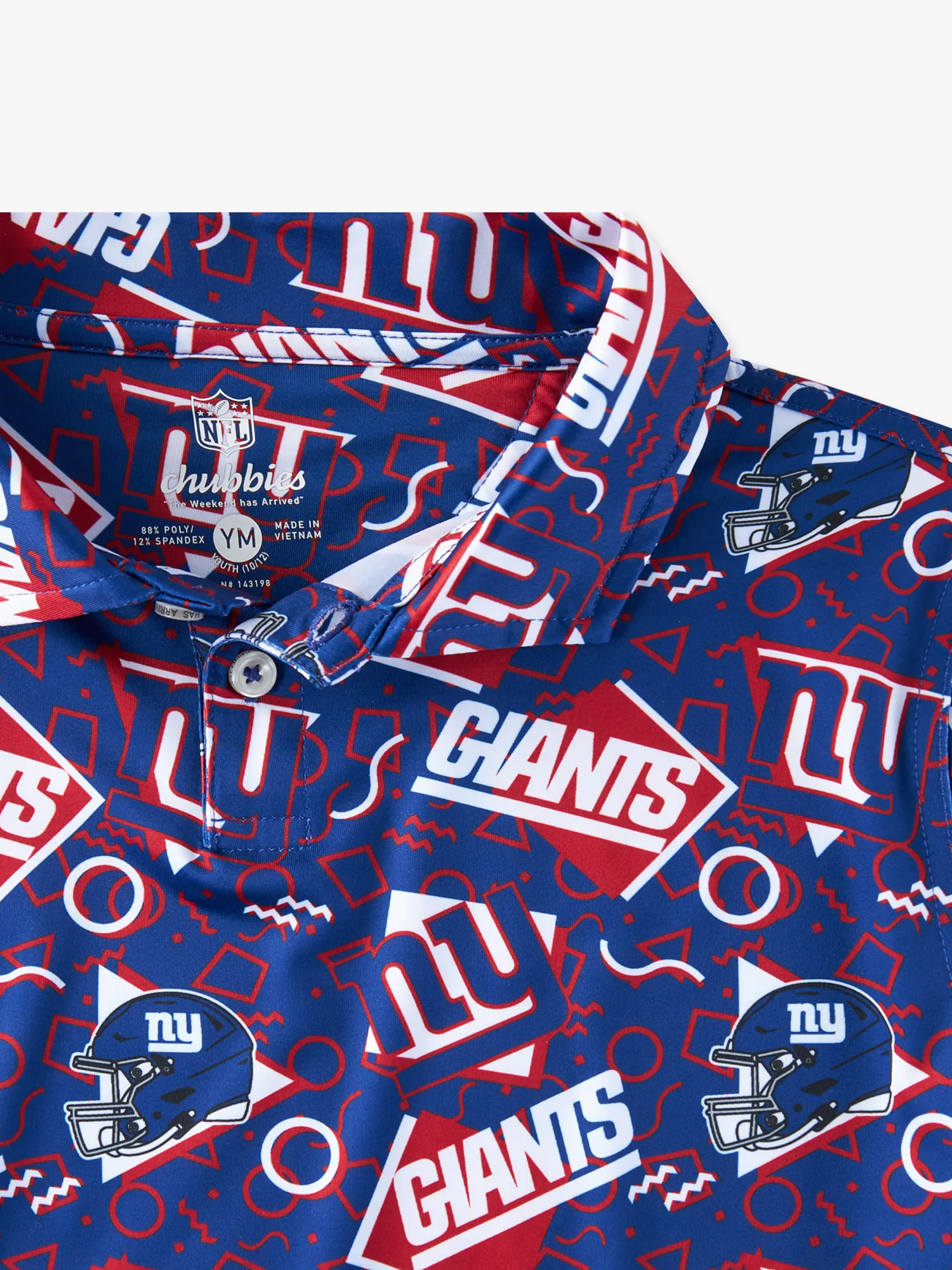 The Giants Game Day Fit (Boys Performance Polo)