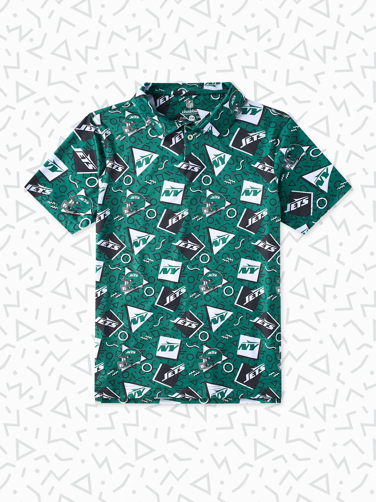 The Jets Game Day Fit (Boys Performance Polo)