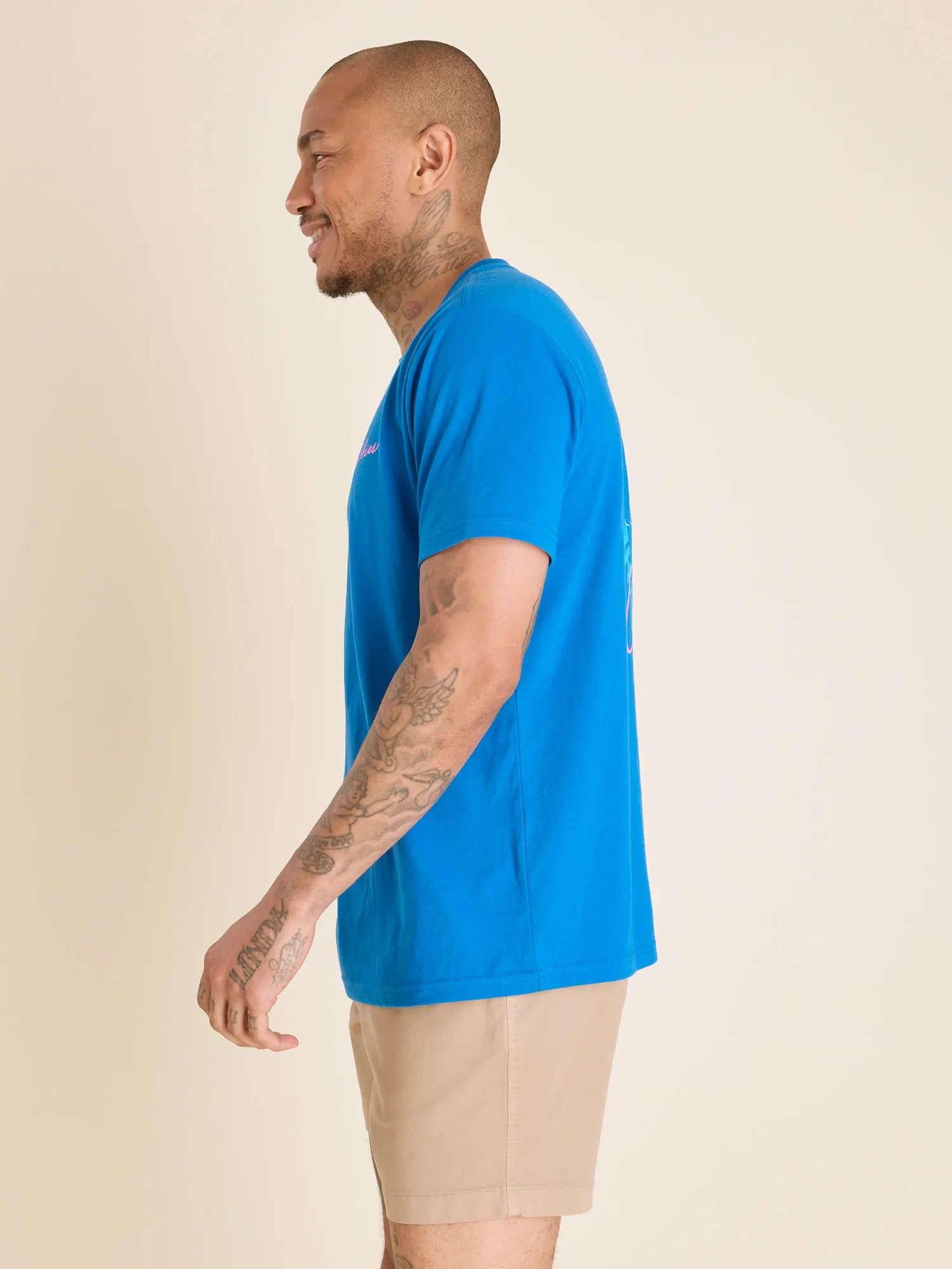 The Navy Circle (Non Pocket Graphic Tee)