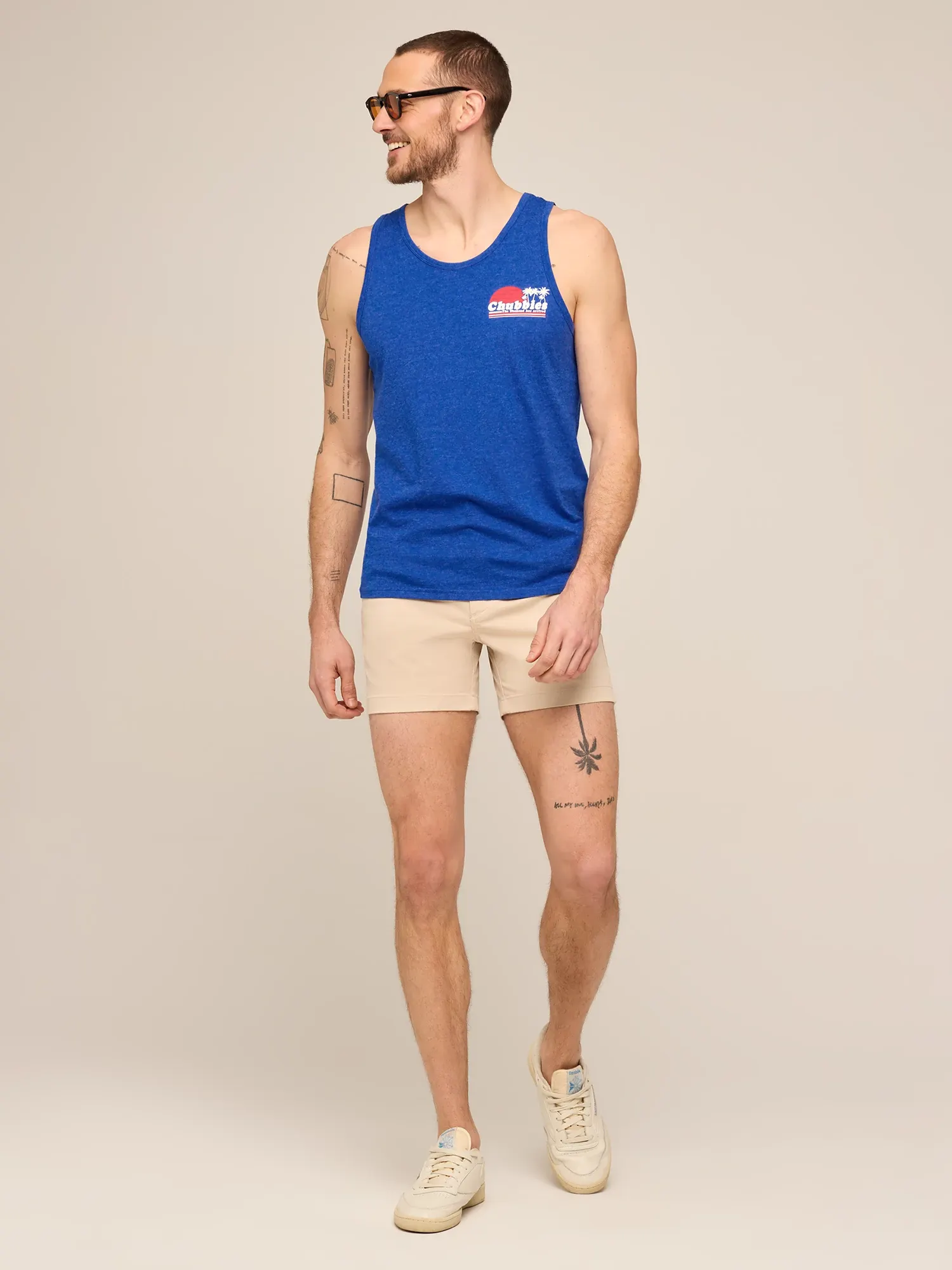 The Ol' College Try (Non Pocket Graphic Tank)- Dark Blue