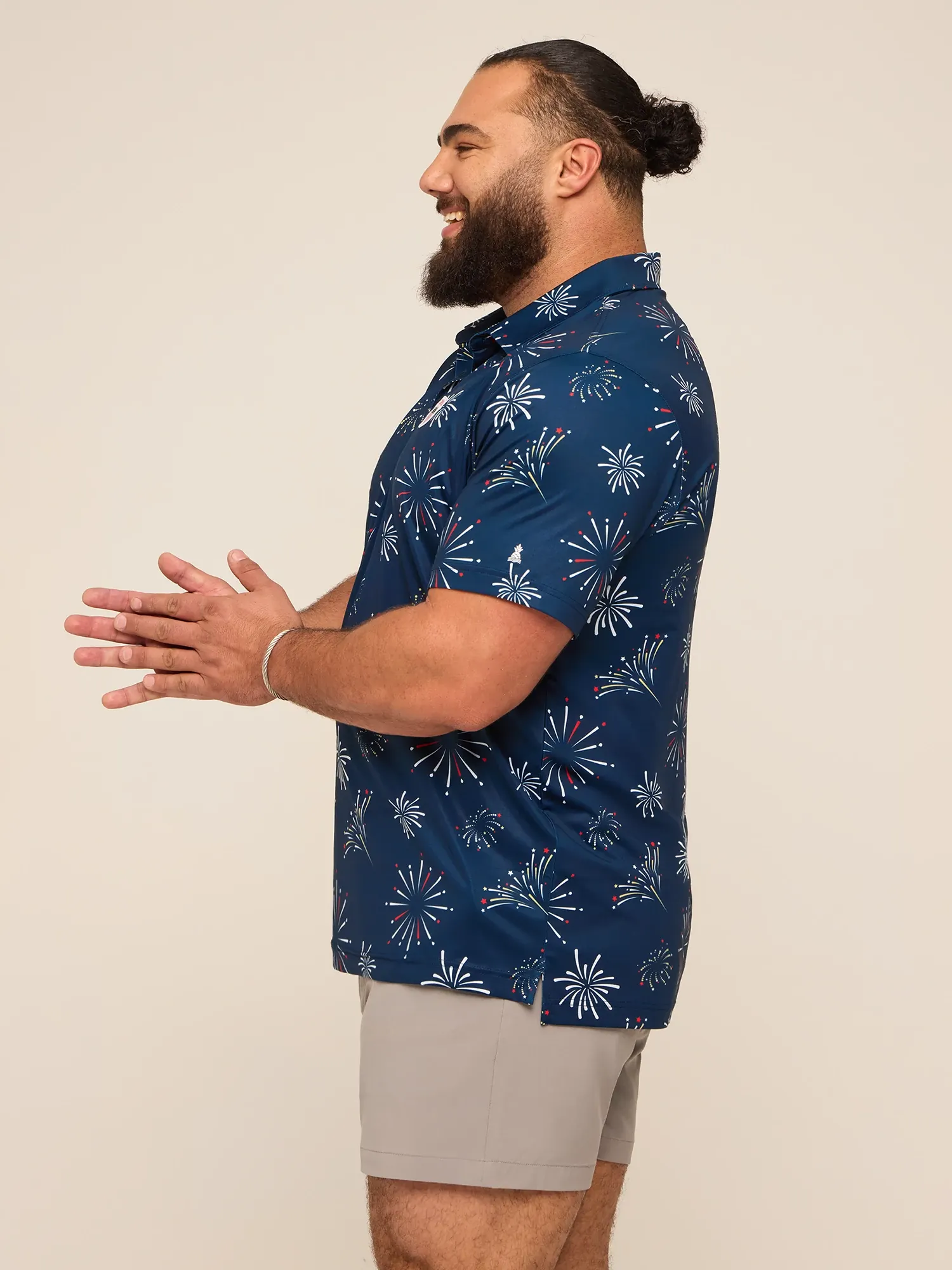 The Rockets Rad Glare (Performance Polo)