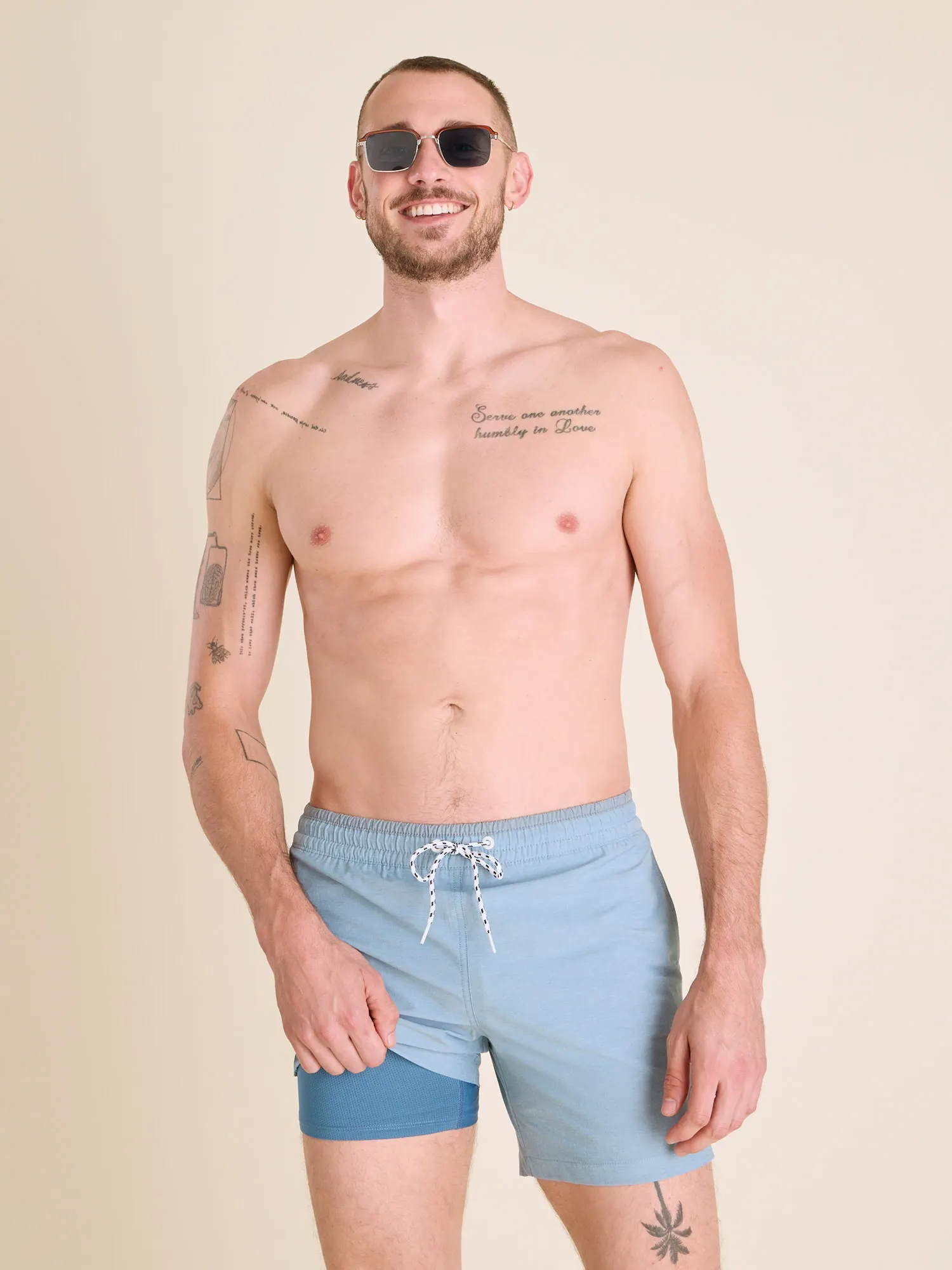 The Blue Horizons 5.5" (Classic Lined Swim Trunk)
