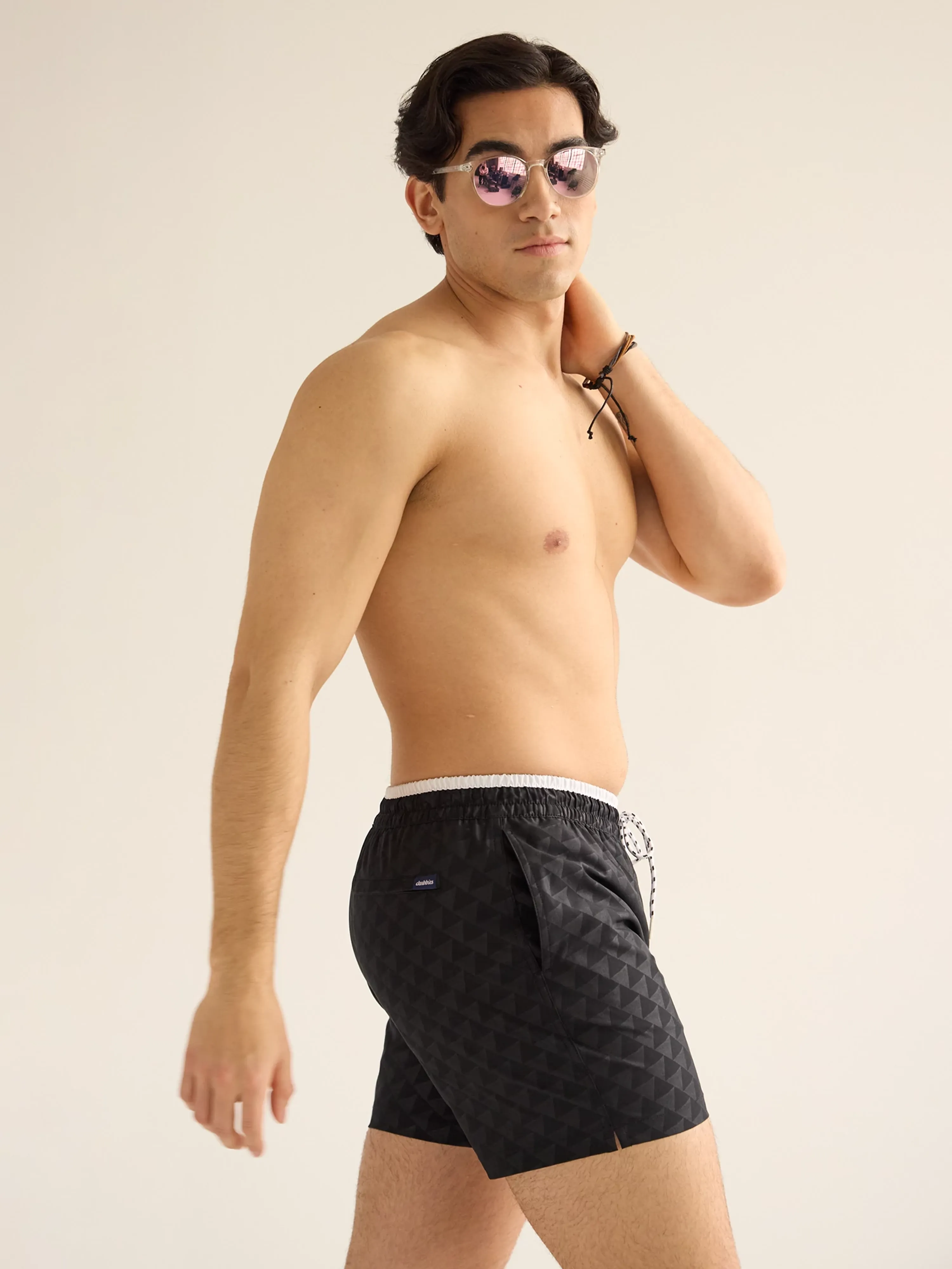 The Playing Chess 5.5" (Embossed Classic Swim Trunk)