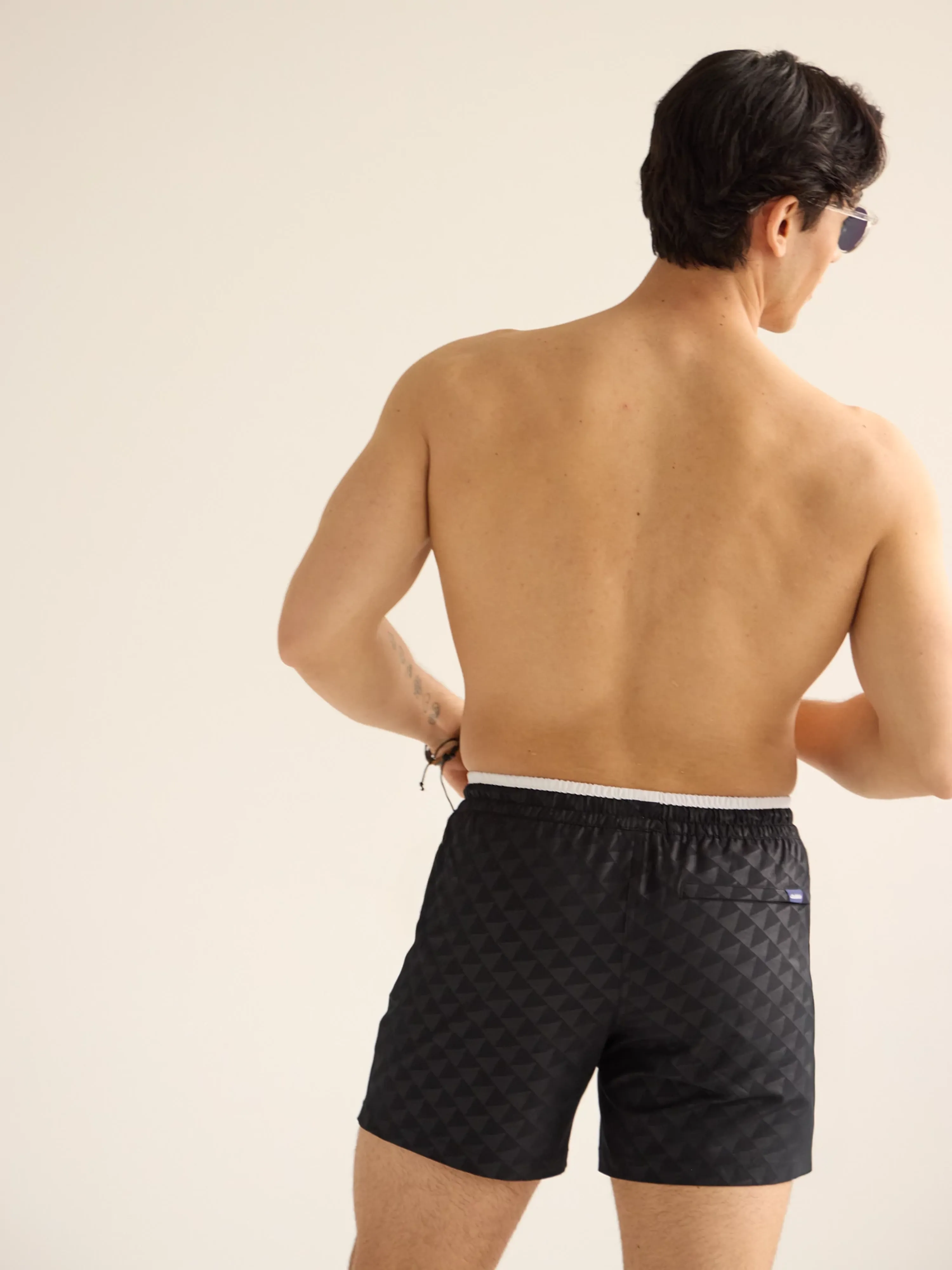 The Playing Chess 5.5" (Embossed Classic Swim Trunk)