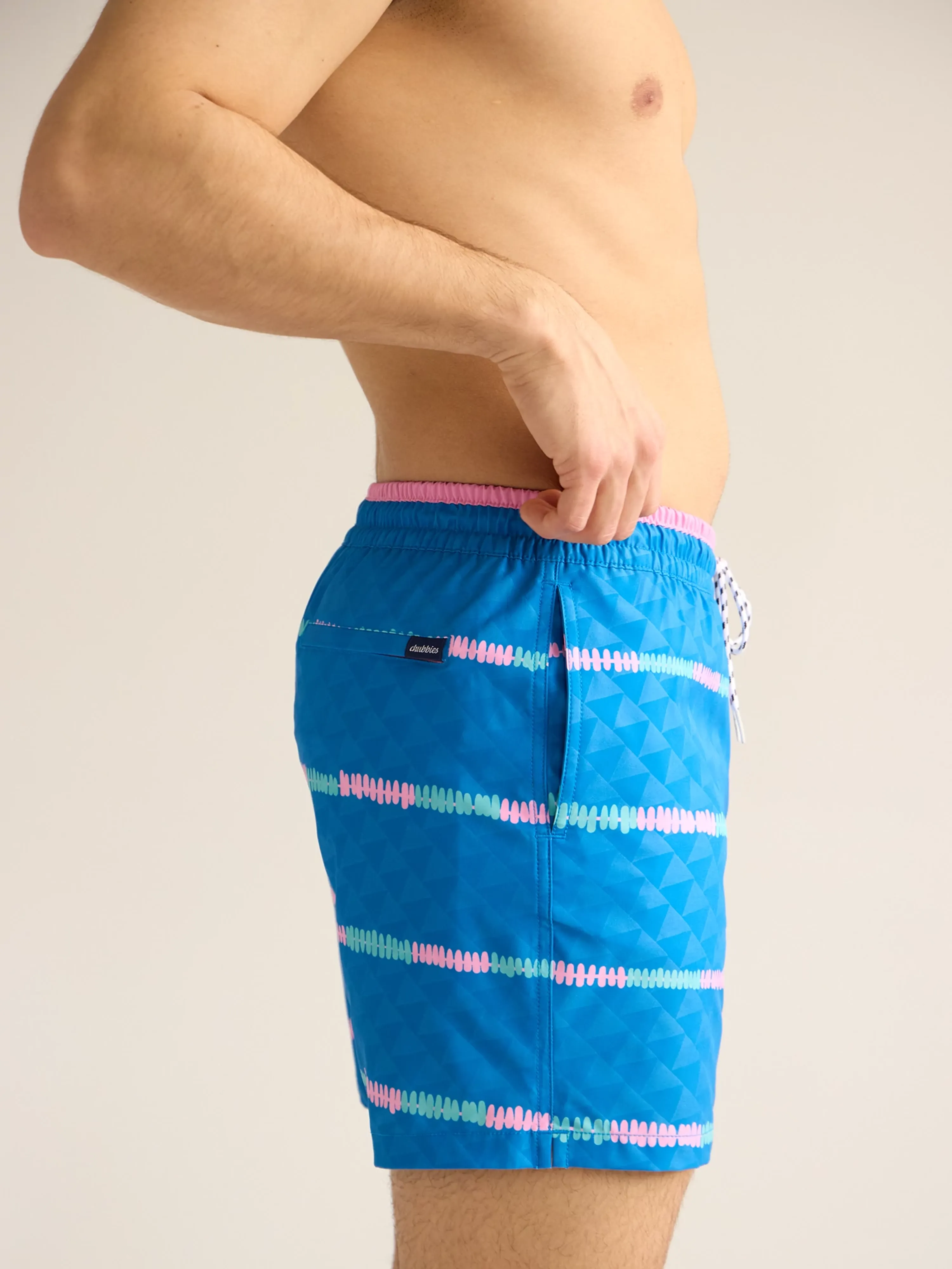 The Playing Hookies 5.5" (Embossed Classic Swim Trunk)