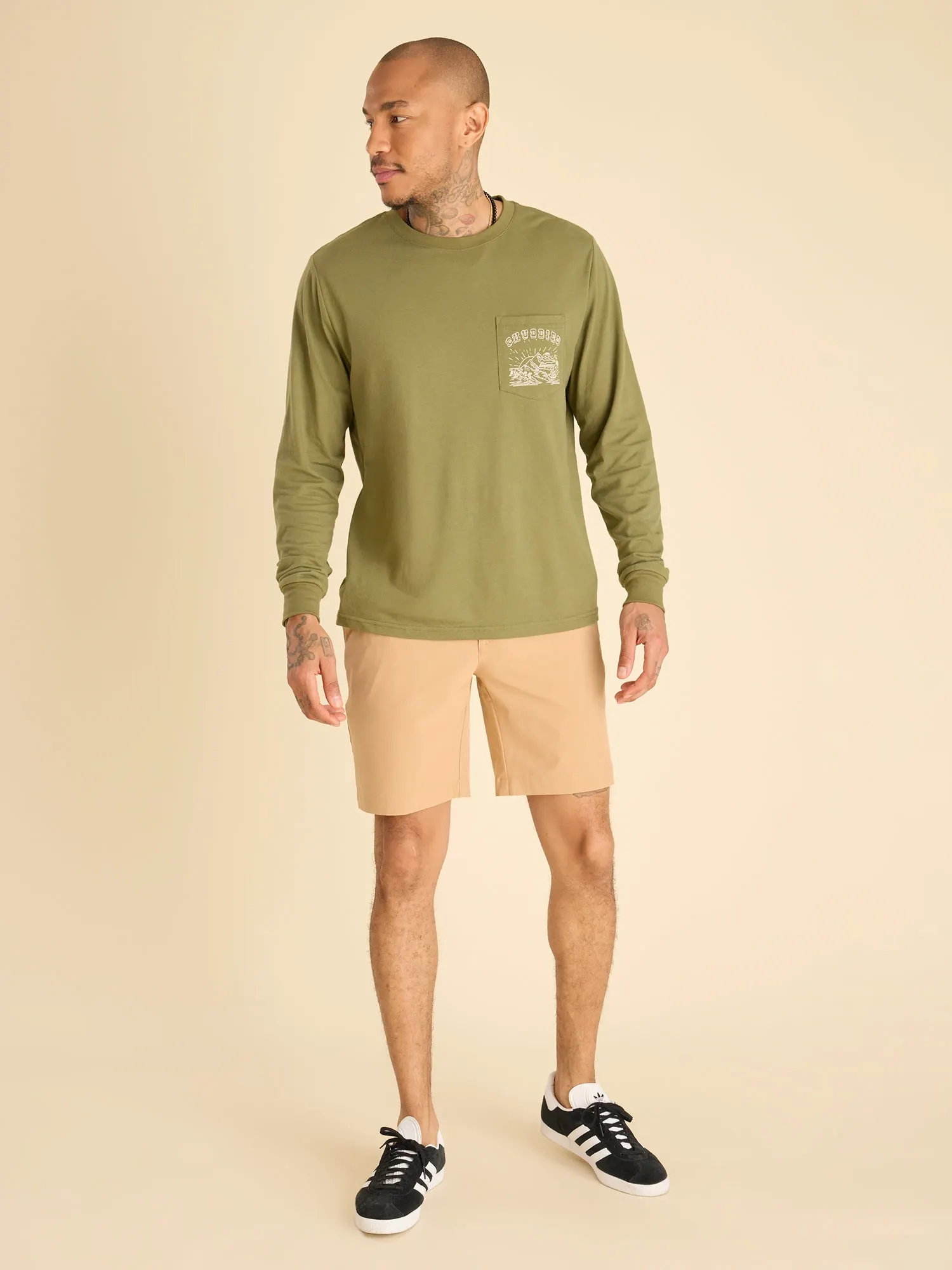 The All About Almonds 8" (Everywear Performance Short)