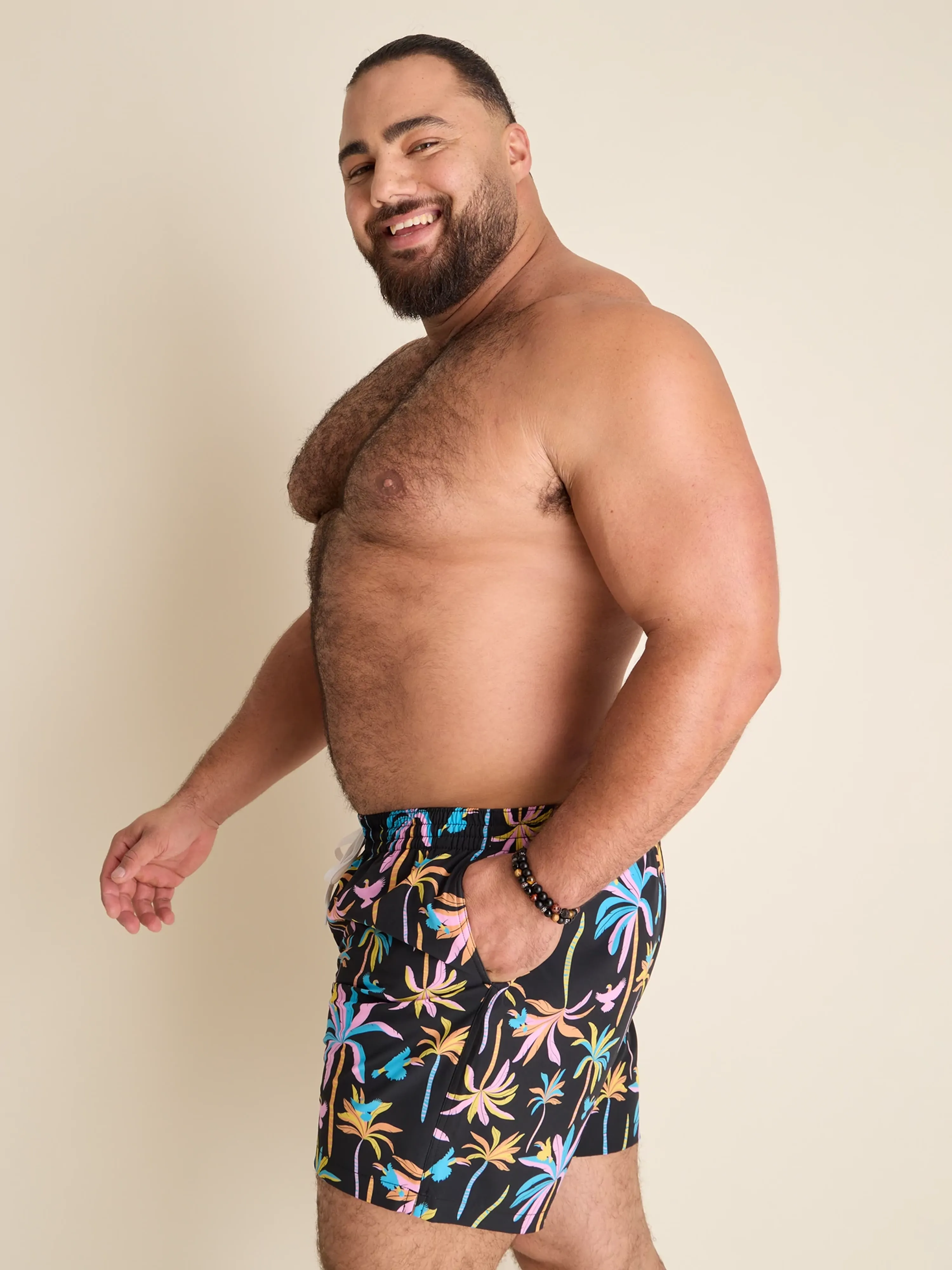 The Black Light Nights 5.5" (Classic Lined Swim Trunk)