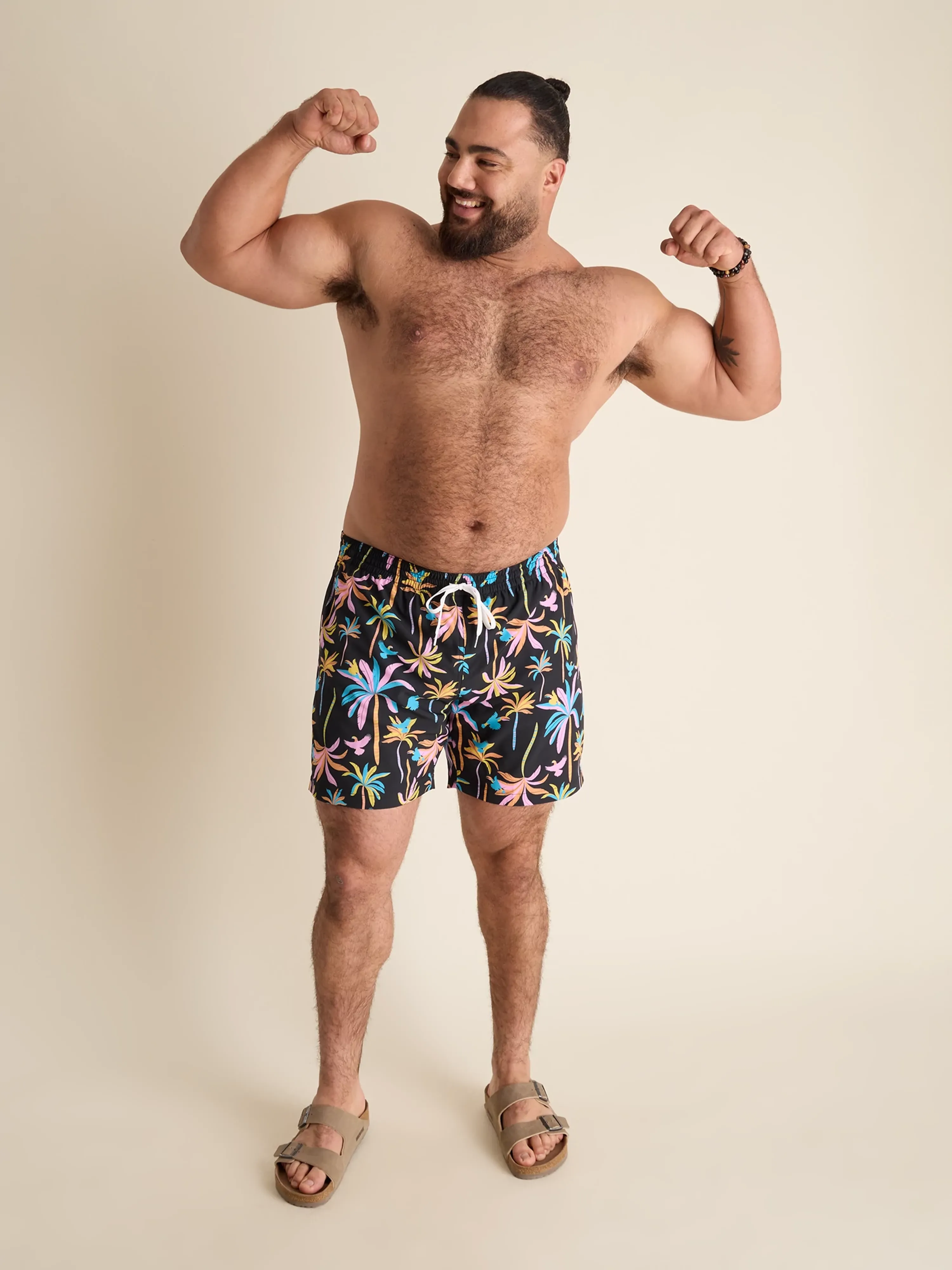 The Black Light Nights 5.5" (Classic Lined Swim Trunk)