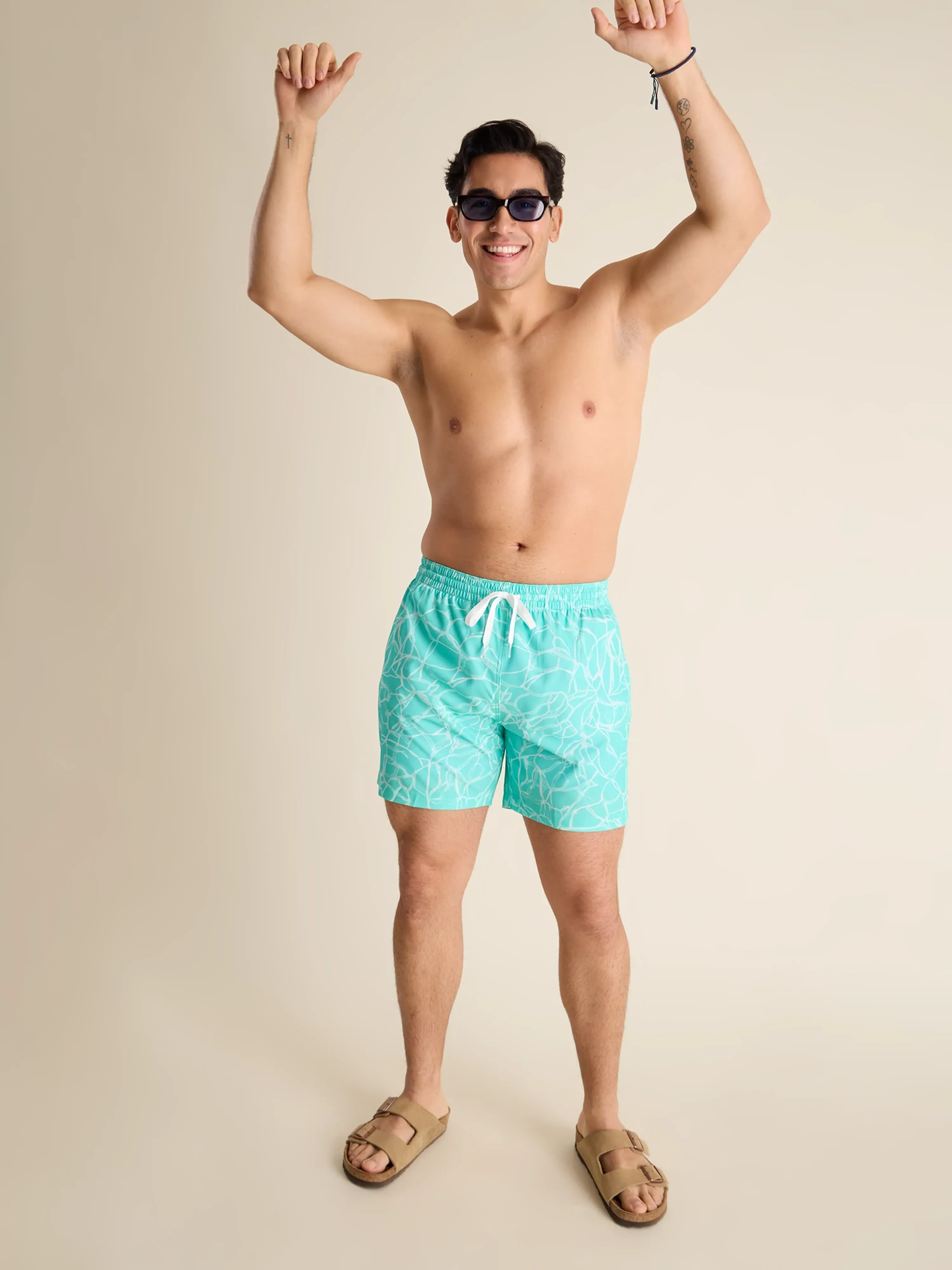 The Pool Parties 5.5" (Classic Lined Swim Trunk)