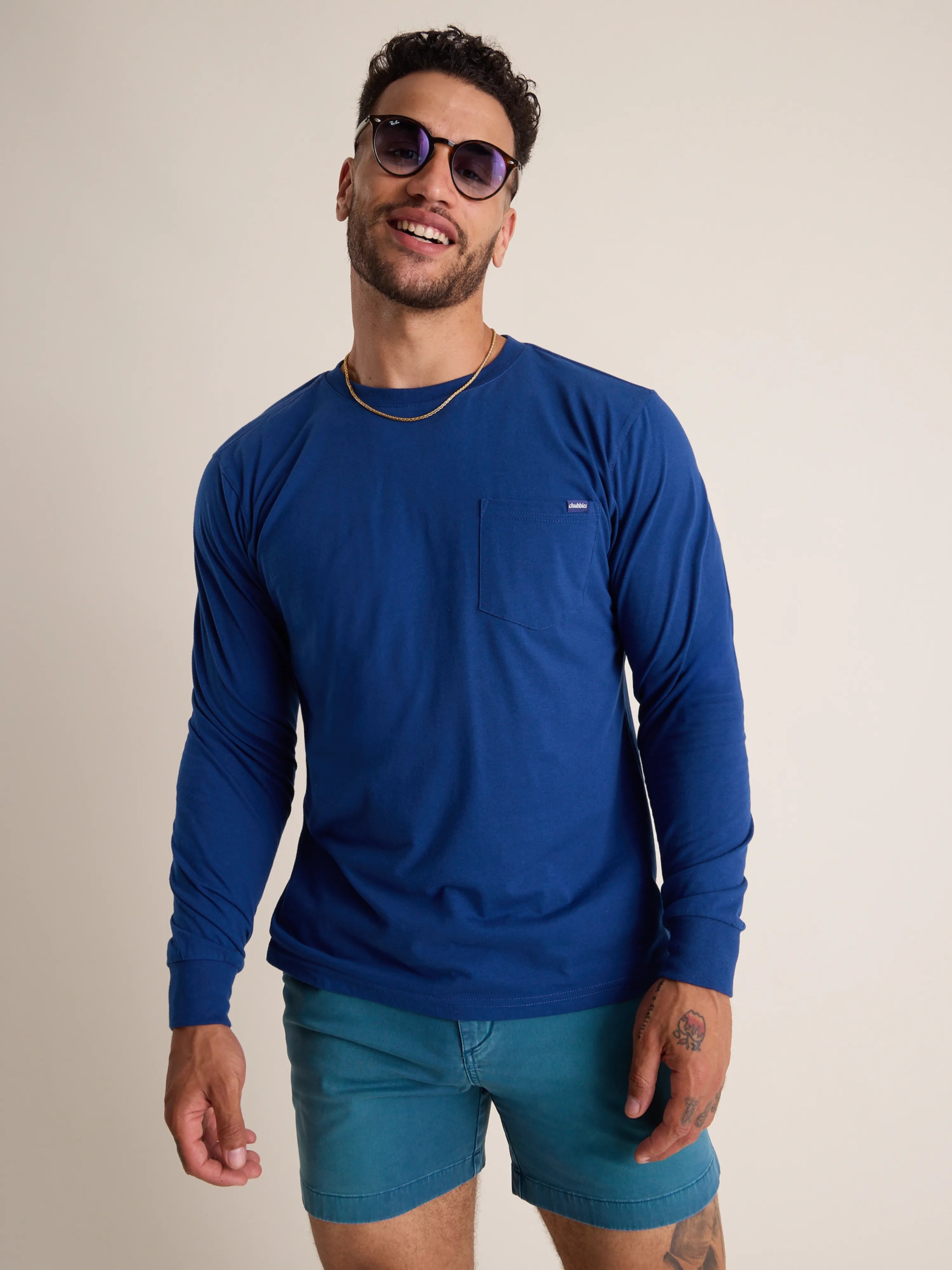 1636-the-classic-l-s-pocket-t-shirt-navy-1.jpg The Classic (L/S Pocket T-Shirt) - Navy
