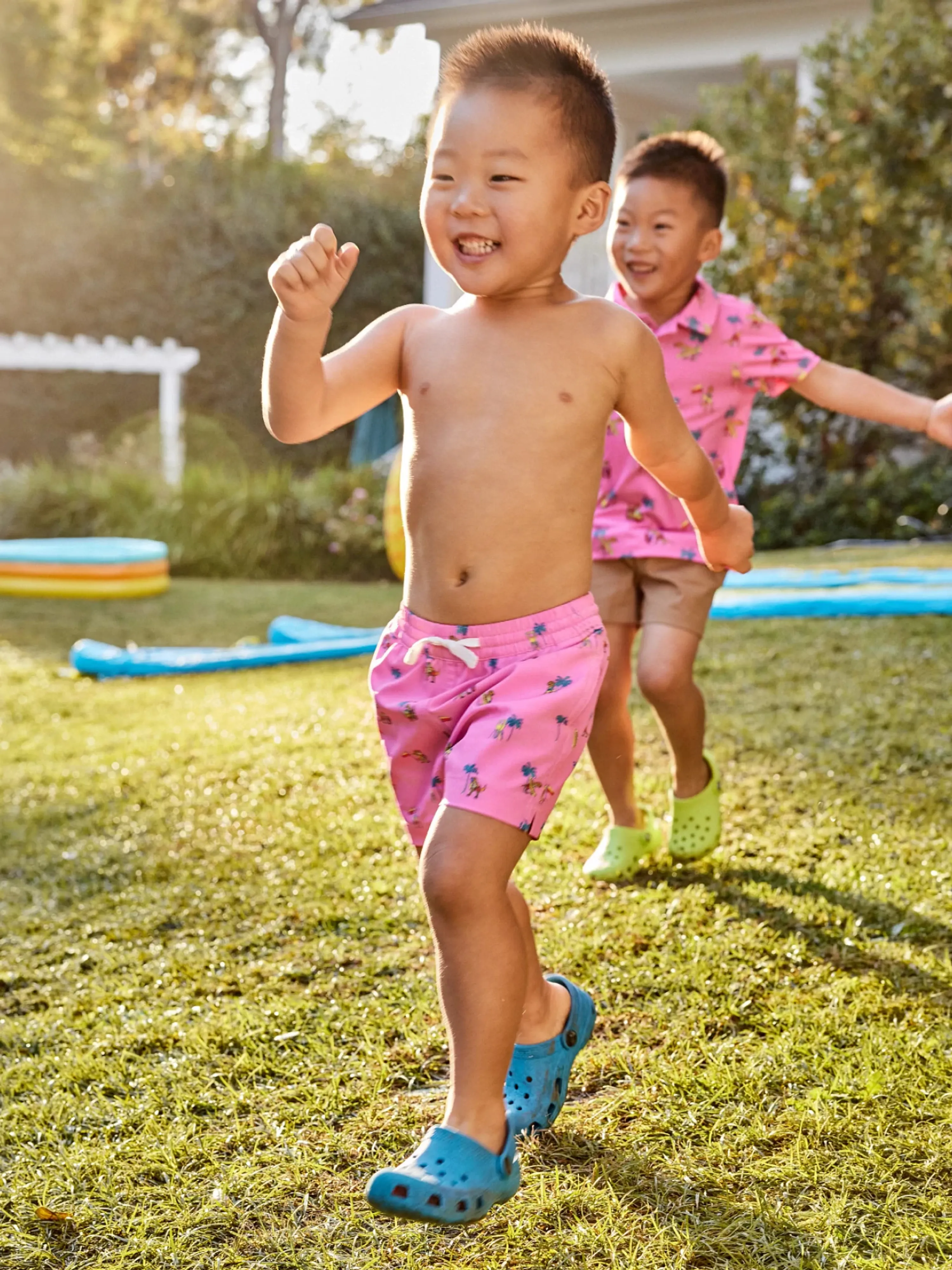 The Dino Racers (Toddler Swim Trunk)