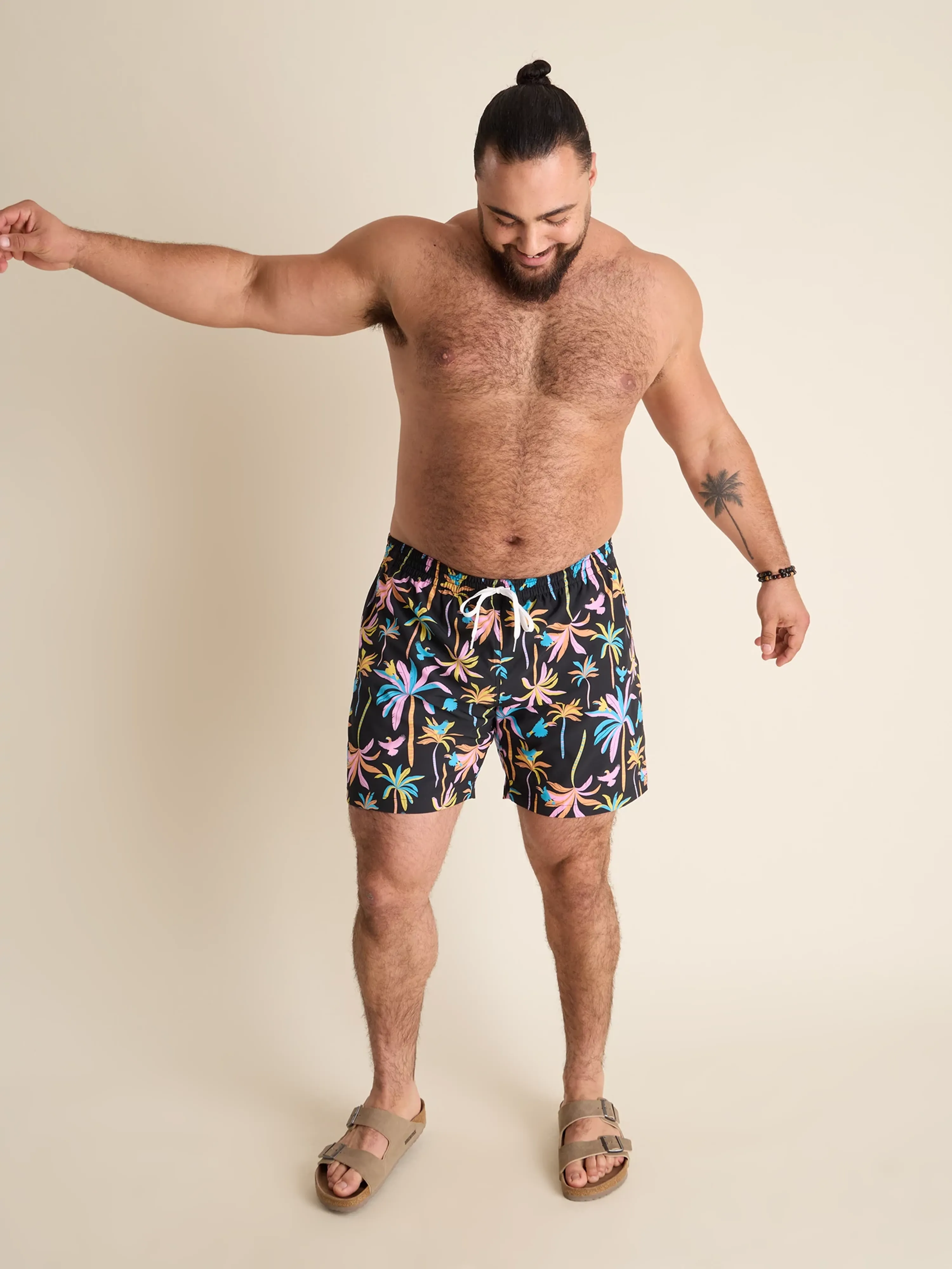 The Black Light Nights 5.5" (Classic Lined Swim Trunk)