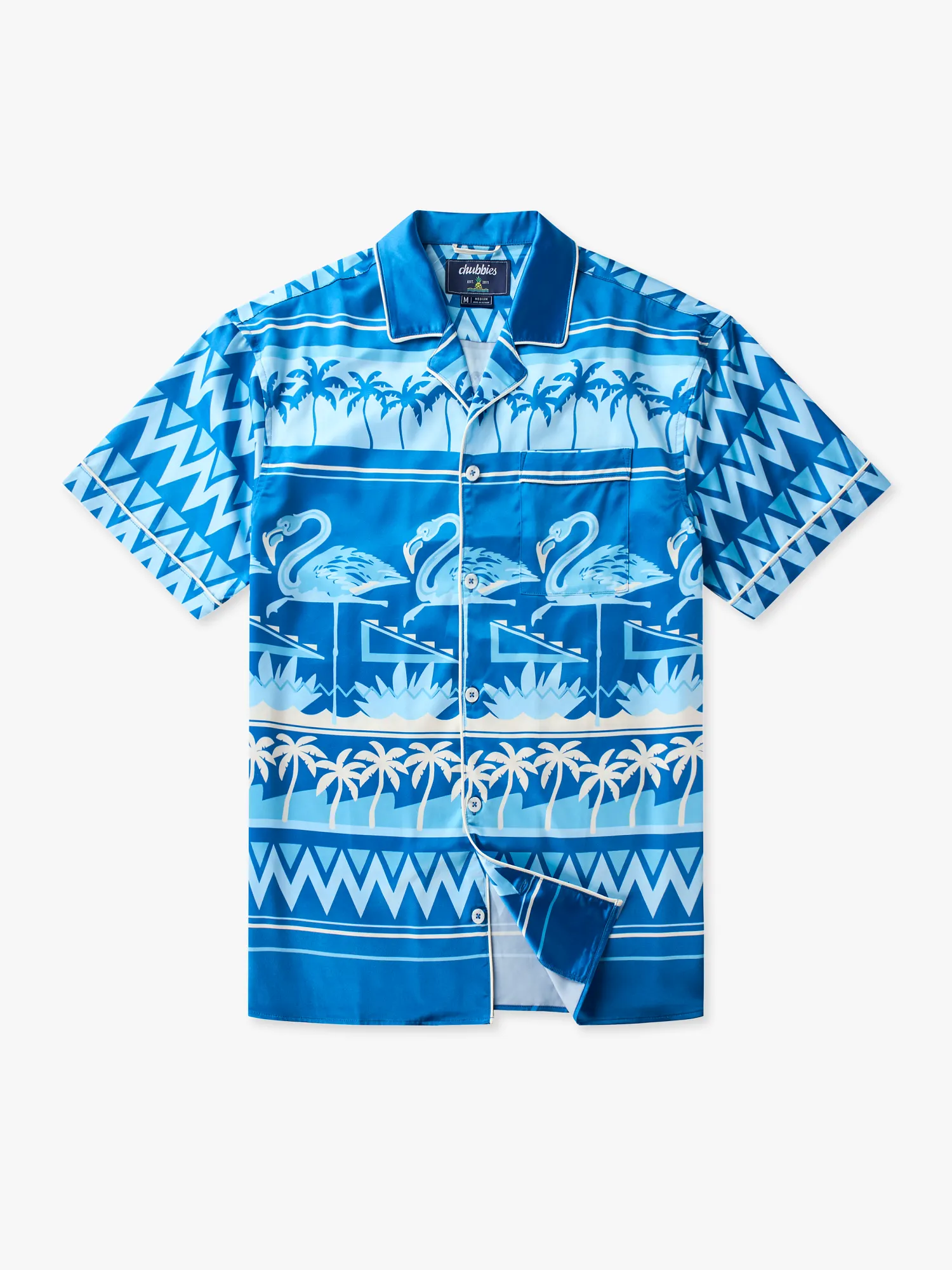 The Fly-Mingo- Blue (Satin Sleep Shirt)
