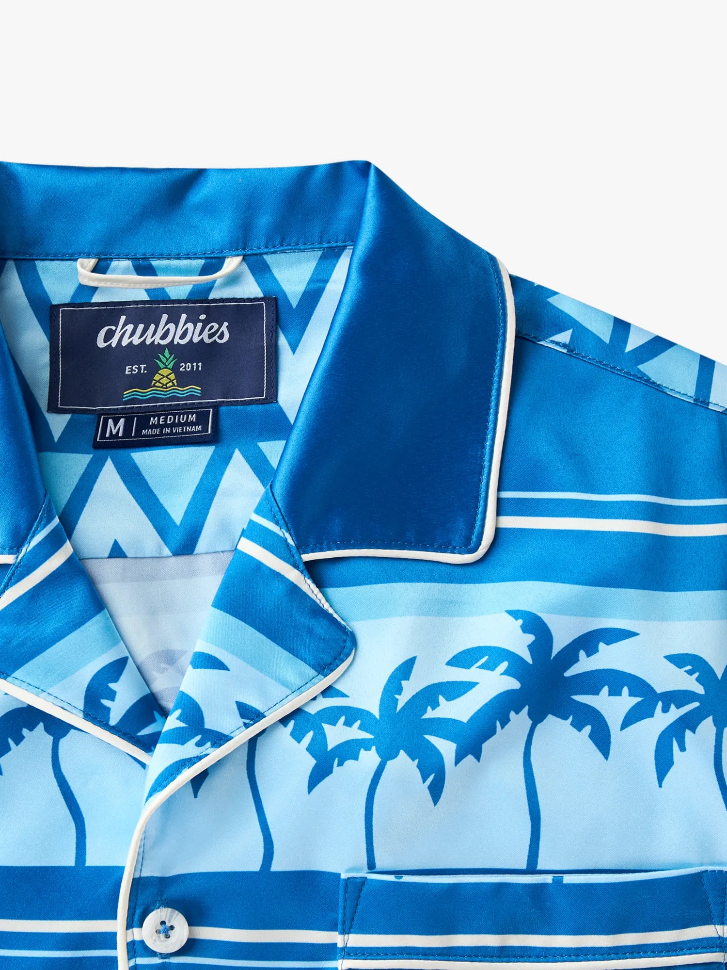 The Fly-Mingo- Blue (Satin Sleep Shirt)