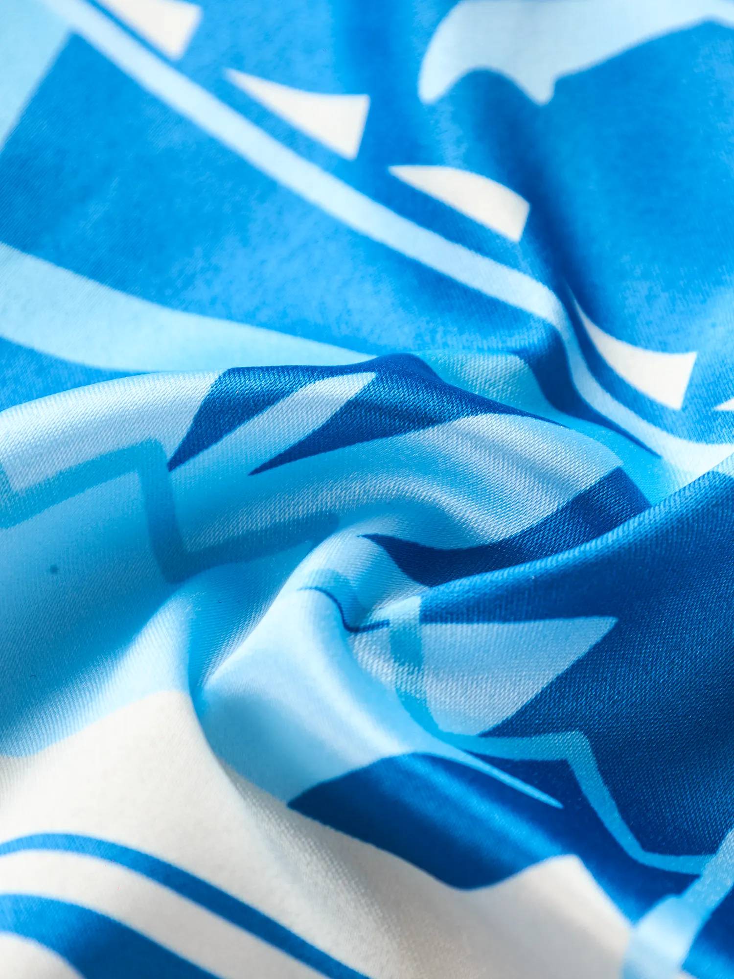 The Fly-Mingo- Blue (Satin Sleep Shirt)