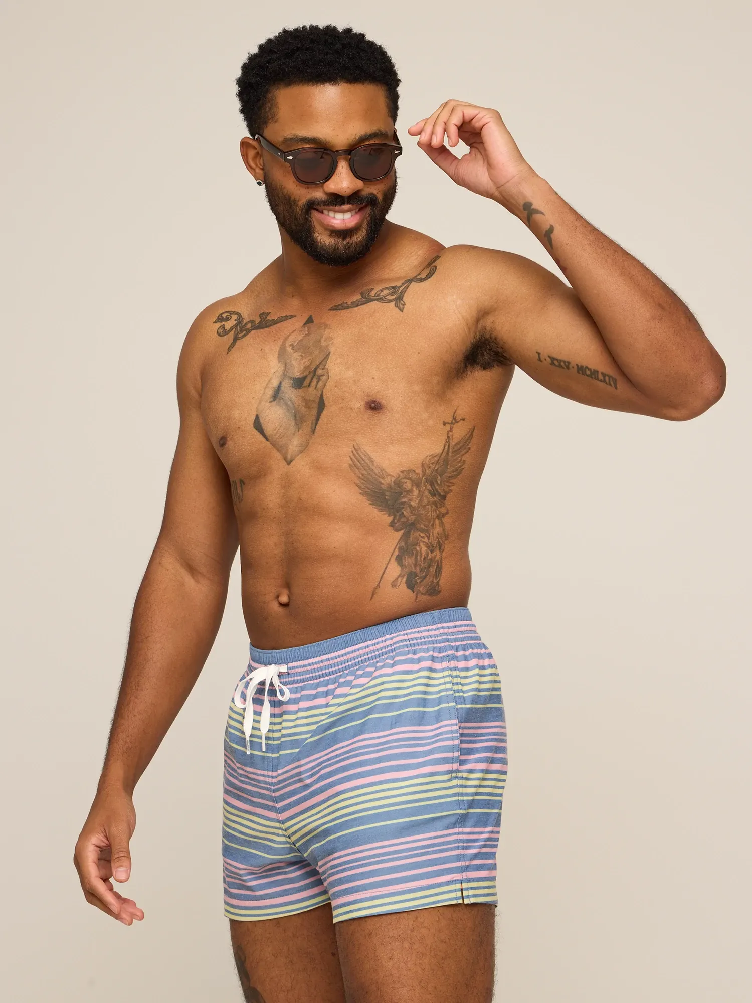The Blossom Bands 4" (Classic Lined Swim Trunk)