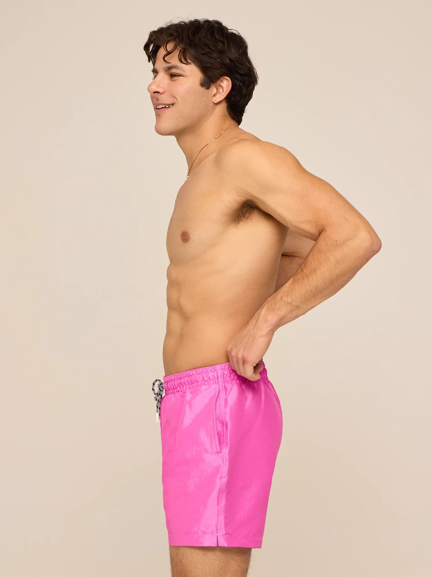 The Disco Plums 5.5" (Lined Metallic Swim)