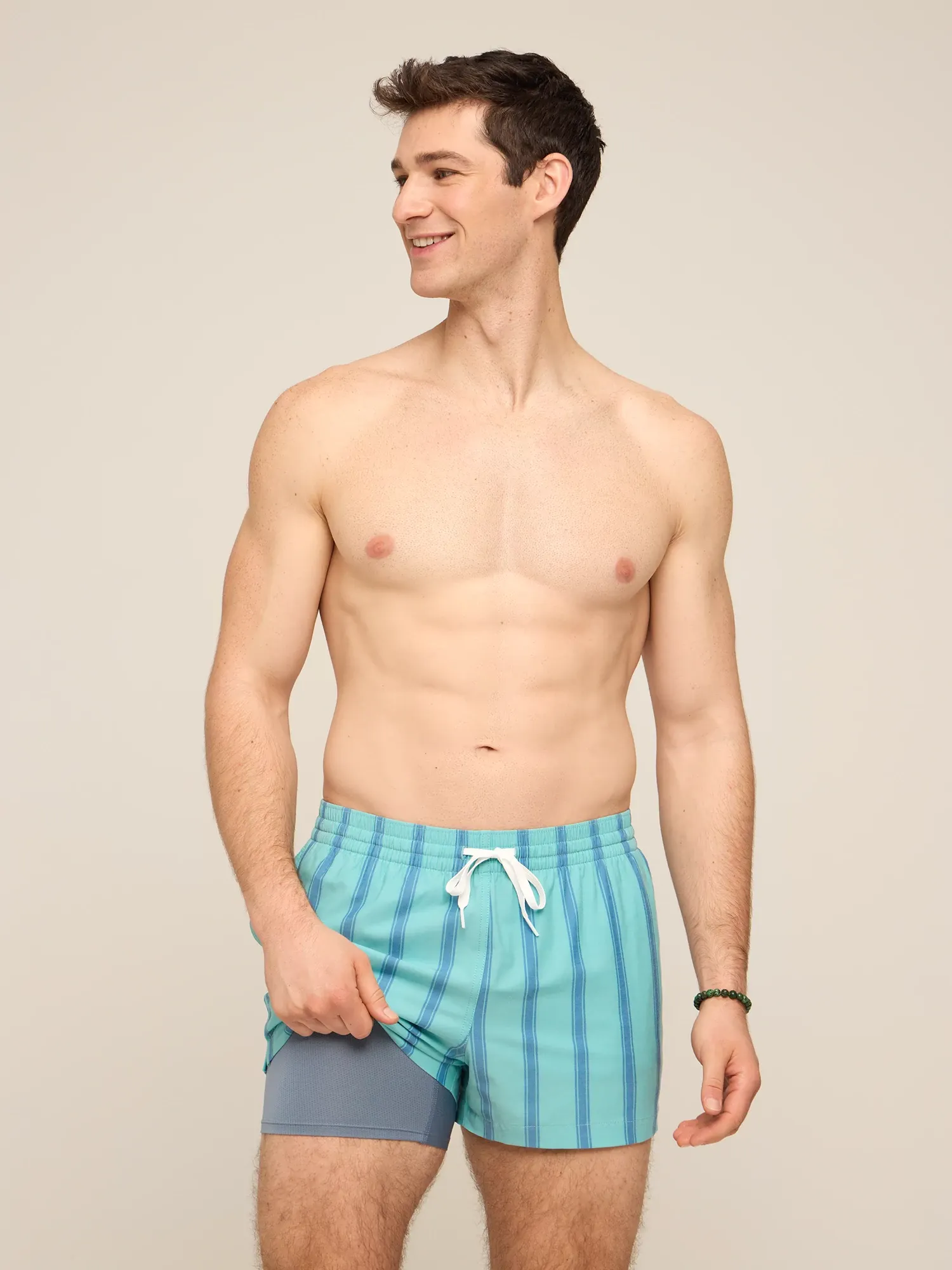The Everpine Stripes 4" (Classic Lined Swim Trunk)