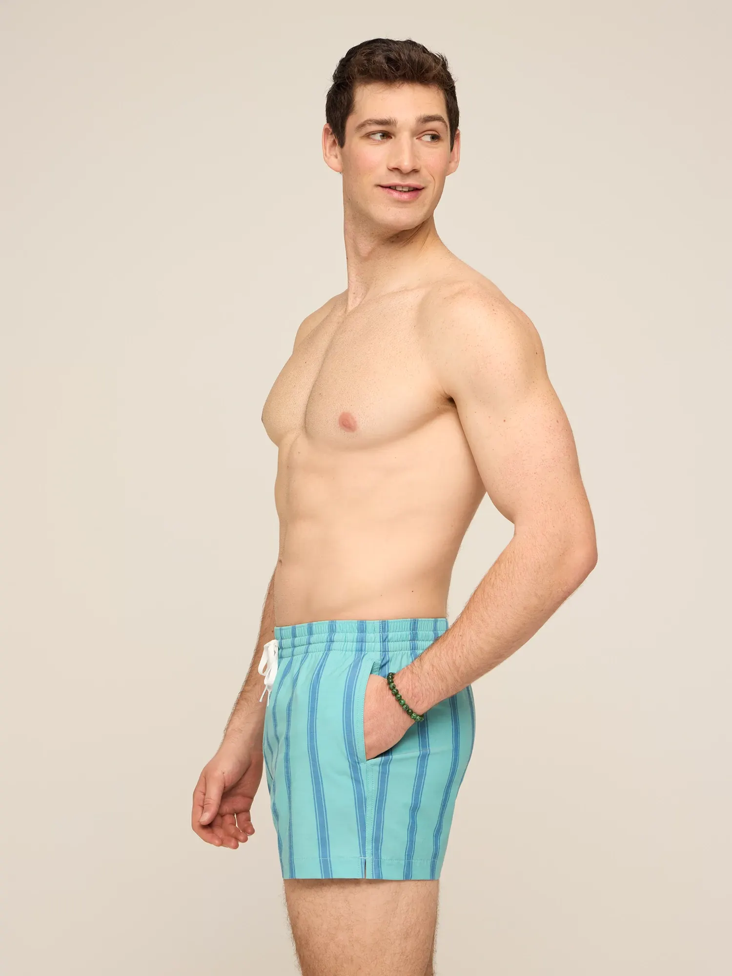 The Everpine Stripes 4" (Classic Lined Swim Trunk)