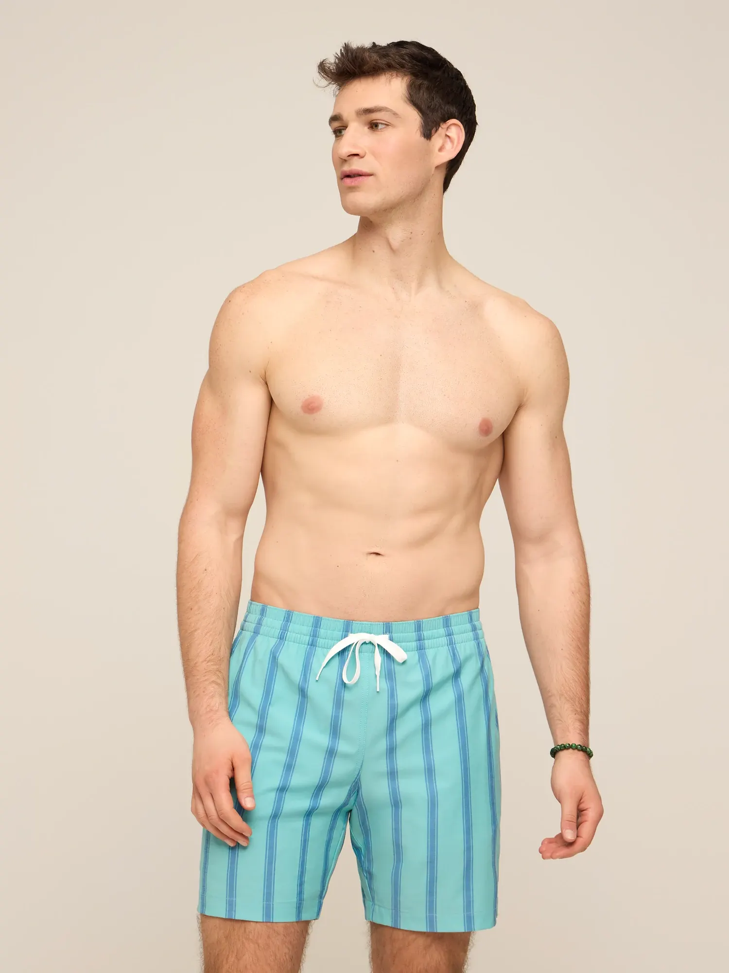The Everpine Stripes 7" (Classic Lined Swim Trunk)