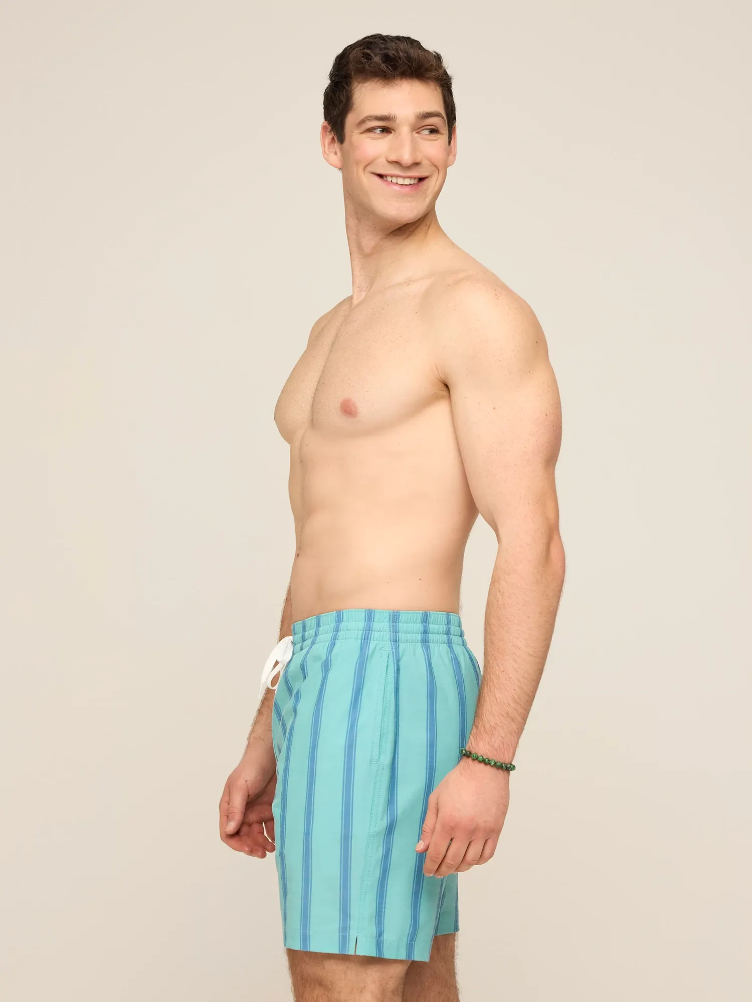 The Everpine Stripes 7" (Classic Lined Swim Trunk)