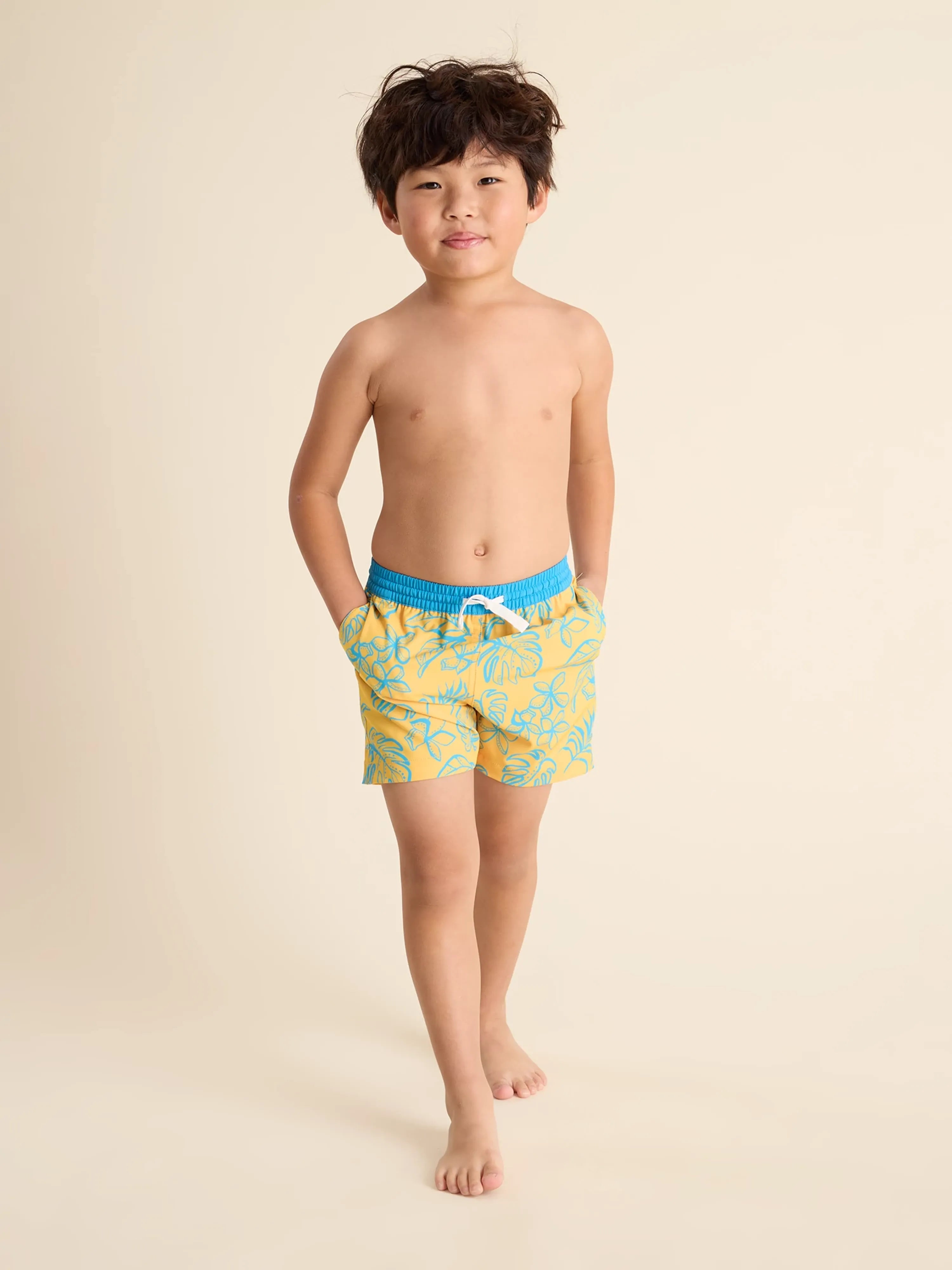 The Floral Explorers (Toddler Swim Trunk)