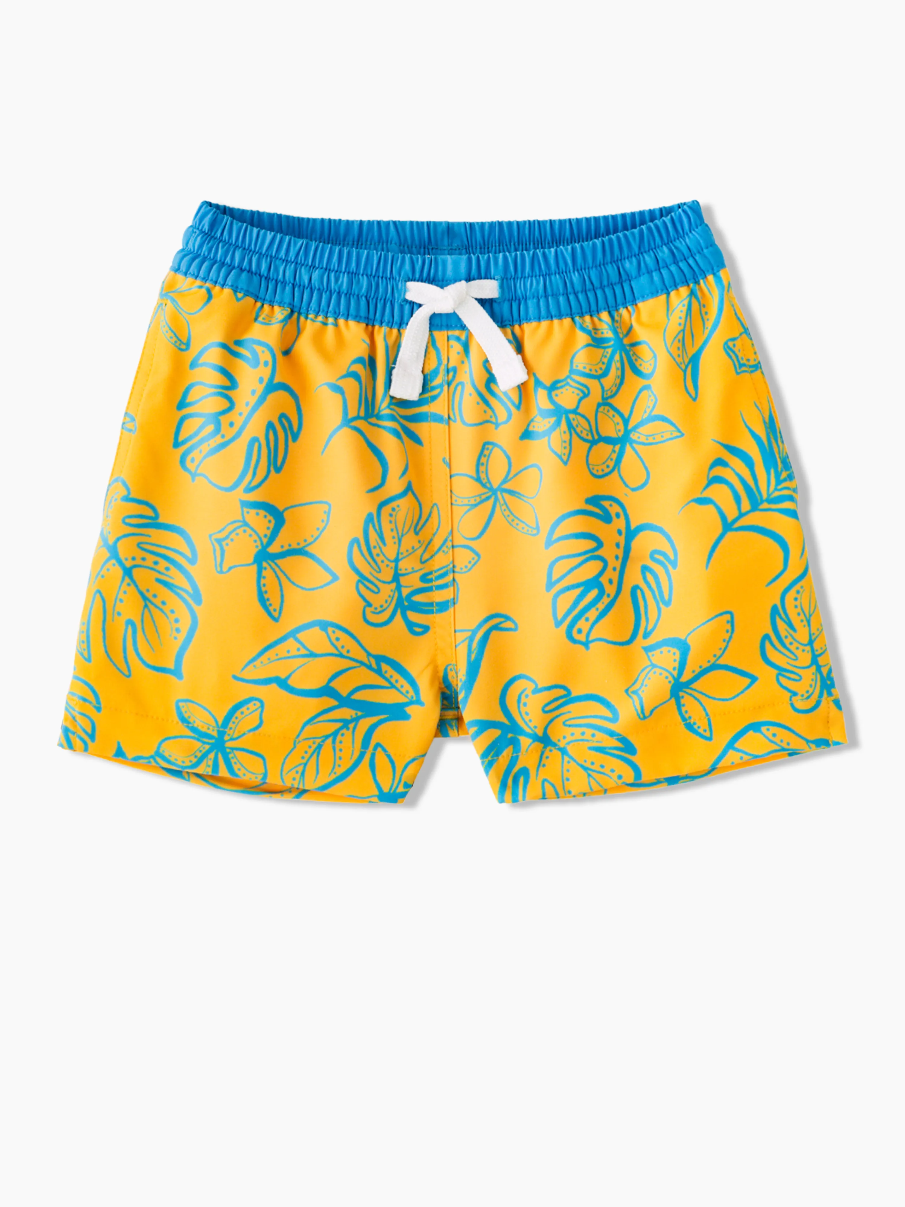 The Floral Explorers (Toddler Swim Trunk)