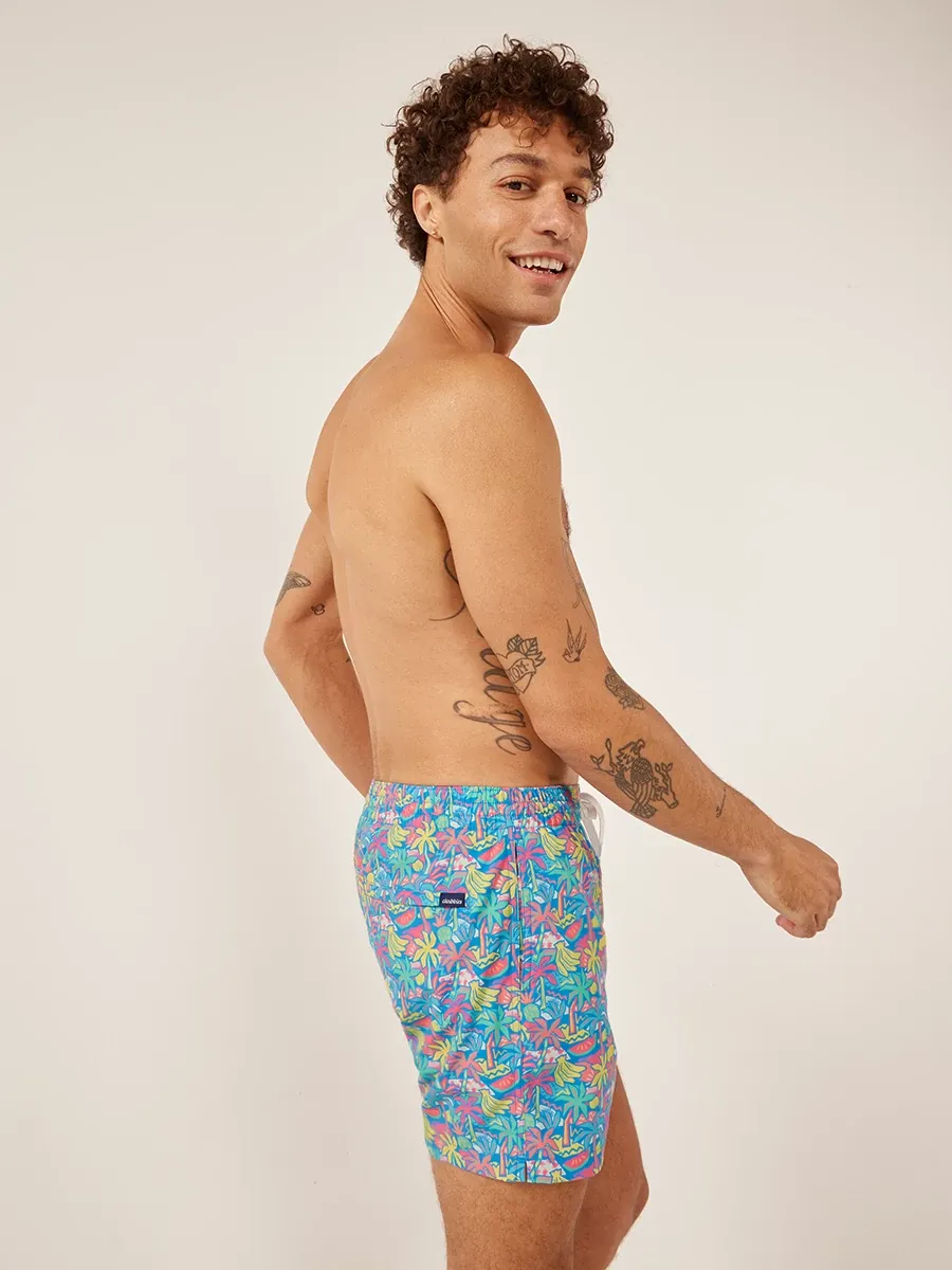 The Tropical Bunches 5.5" (Classic Lined Swim Trunk)