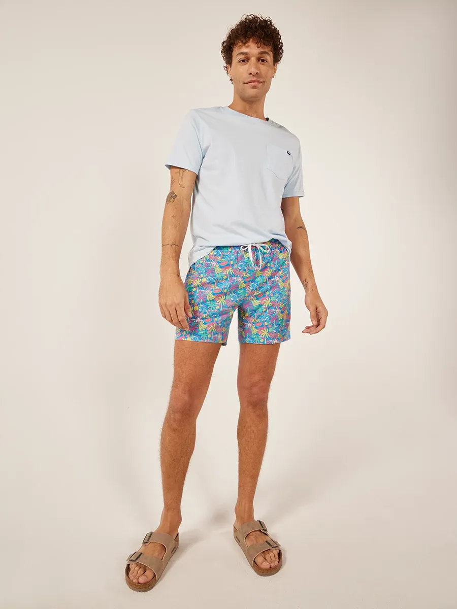 The Tropical Bunches 5.5" (Classic Lined Swim Trunk)
