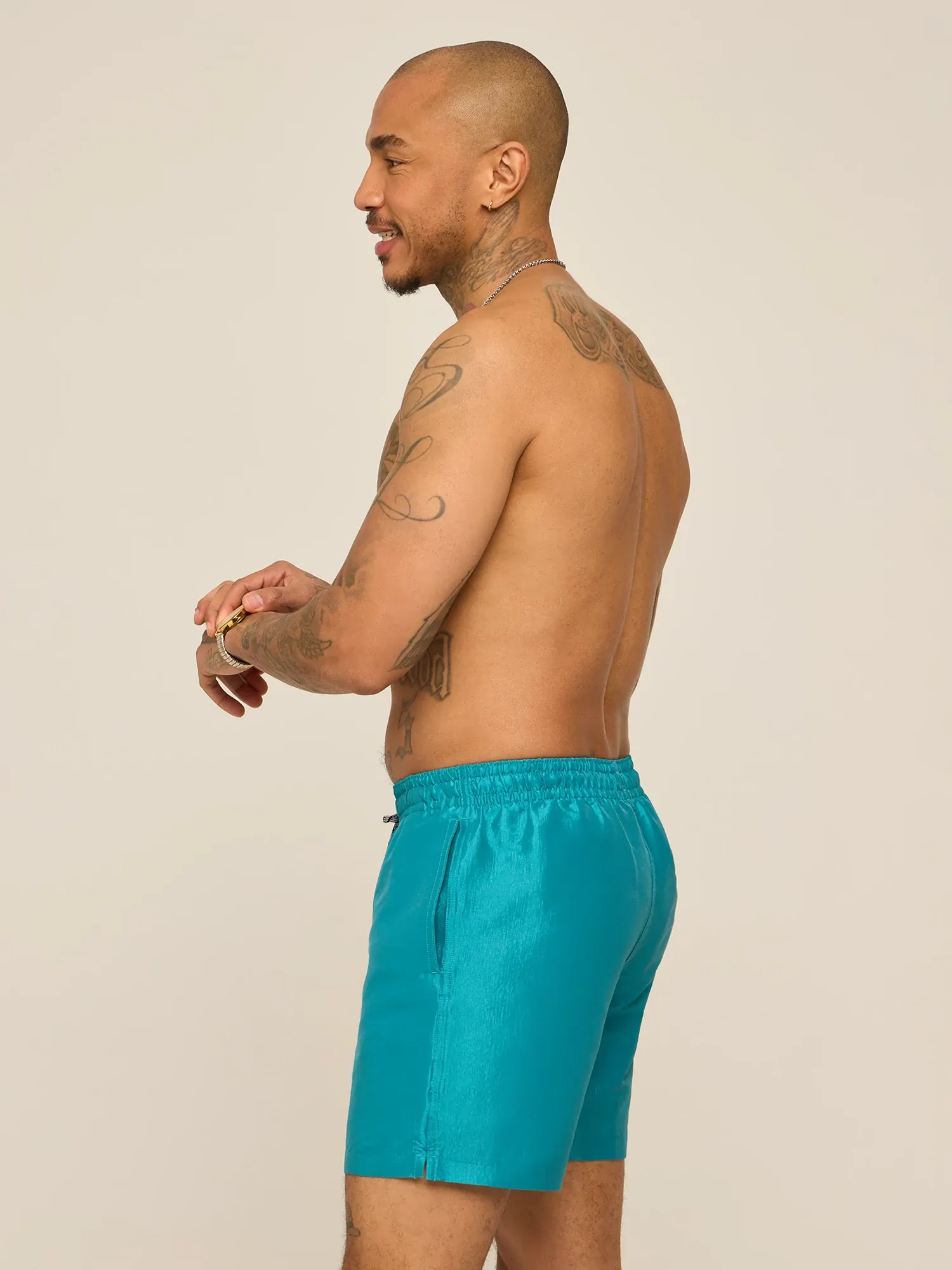 The Ultramarine 5.5" (Lined Metallic Swim)