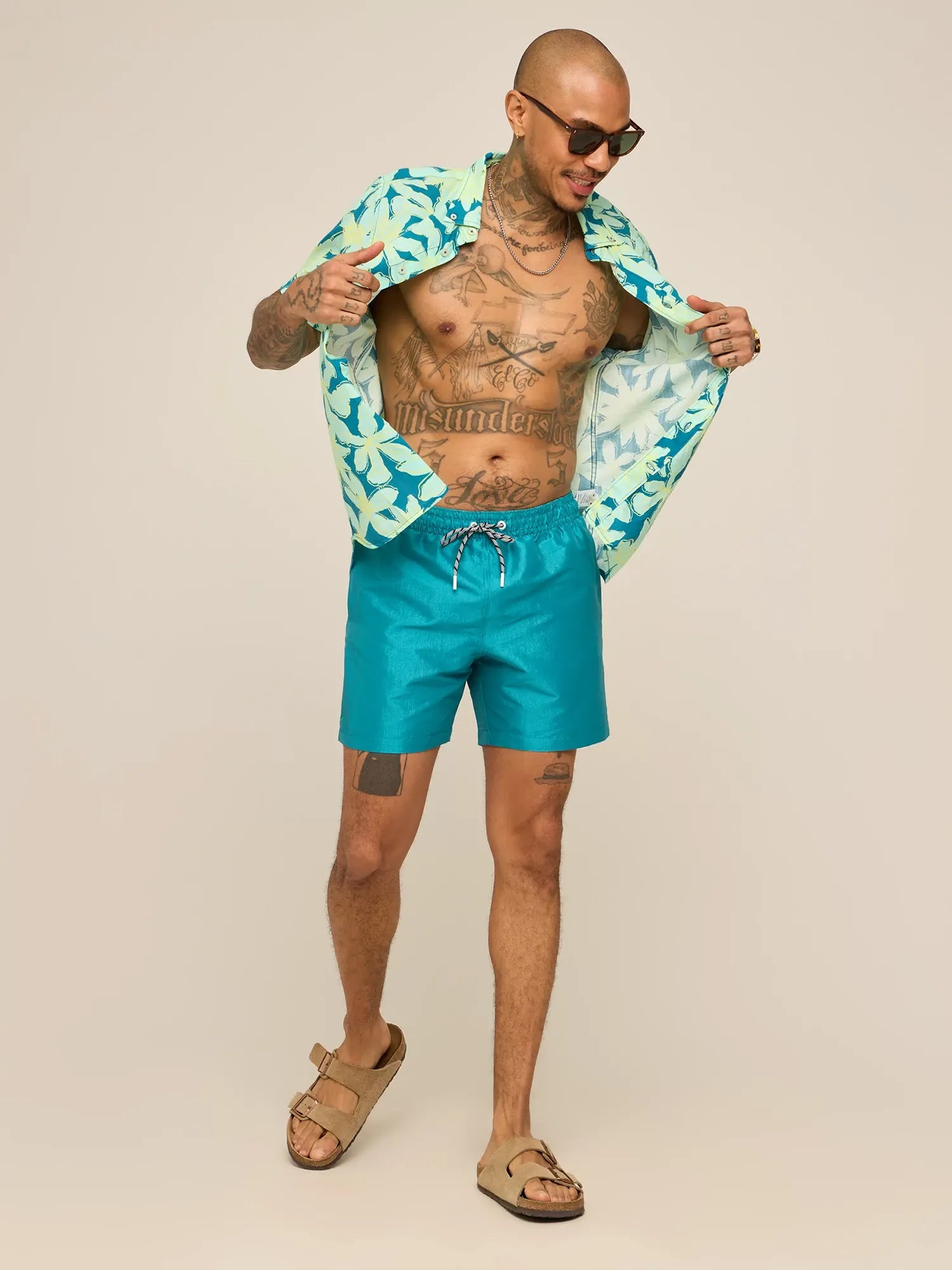 The Ultramarine 5.5" (Lined Metallic Swim)