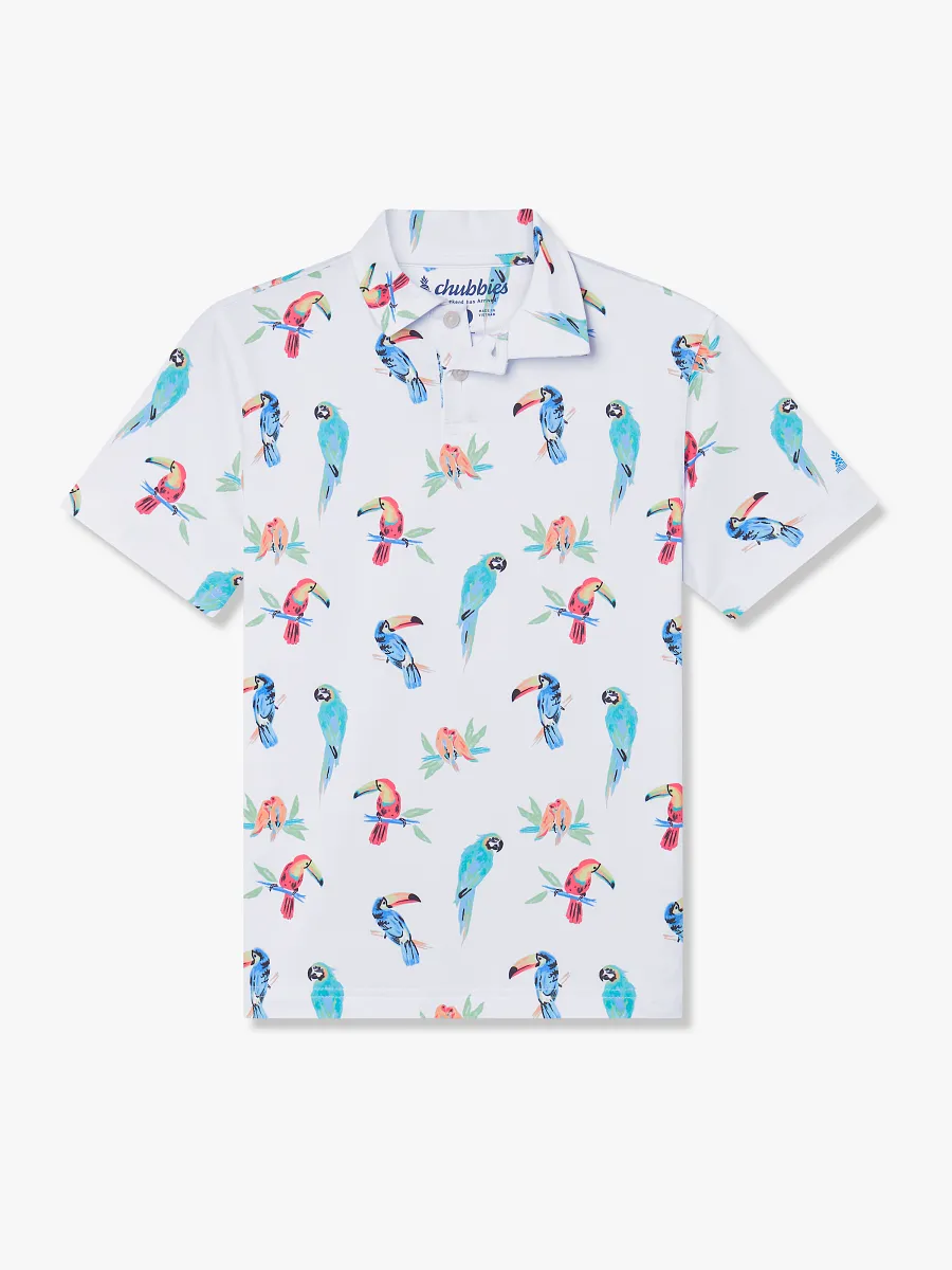 2511-the-dude-where-s-macaw-boys-performance-polo-5.webp The Dude Where's Macaw (Boys Performance Polo)