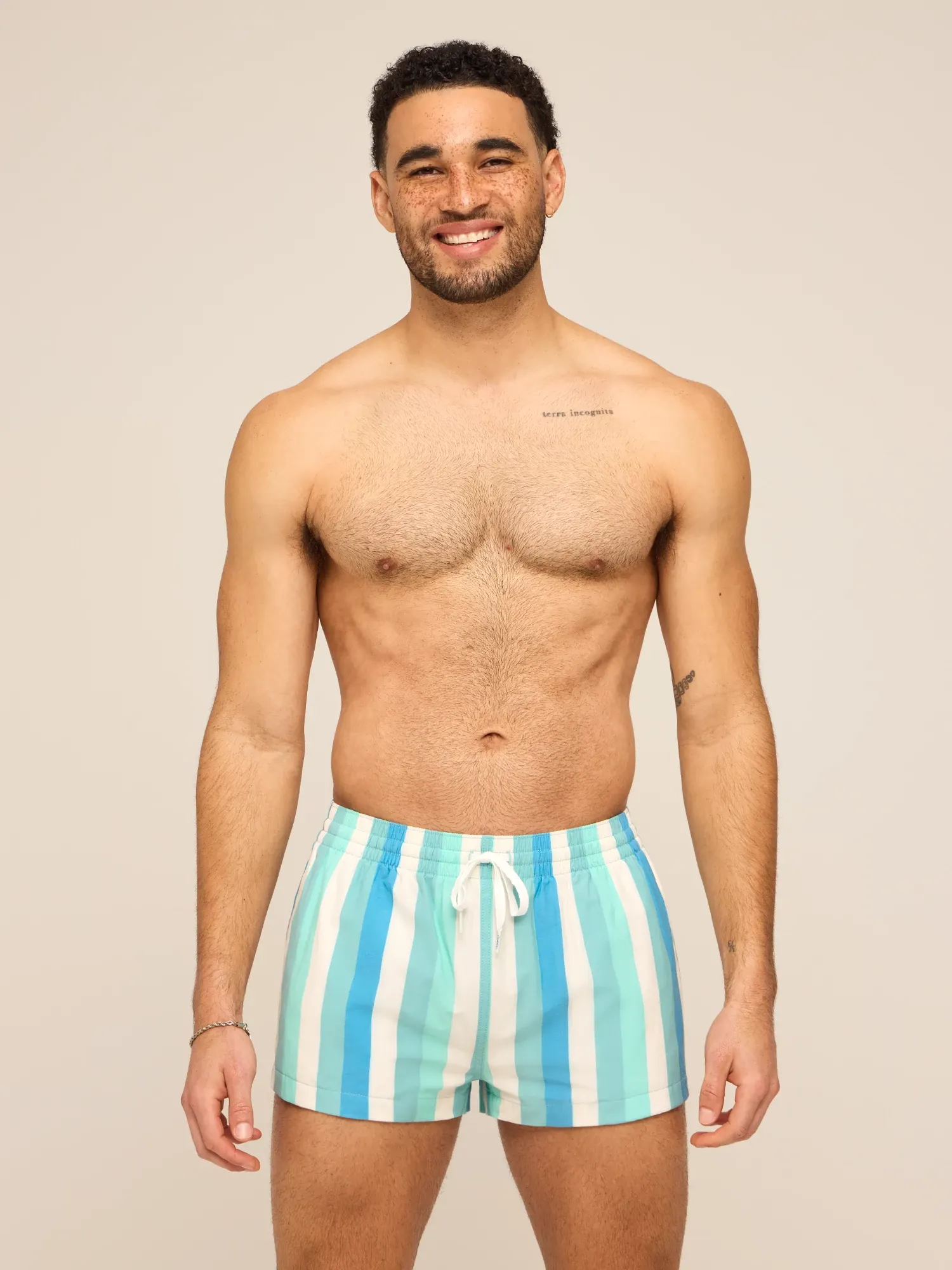 The Eversea Stripes 2" (Classic Lined Swim Trunk)
