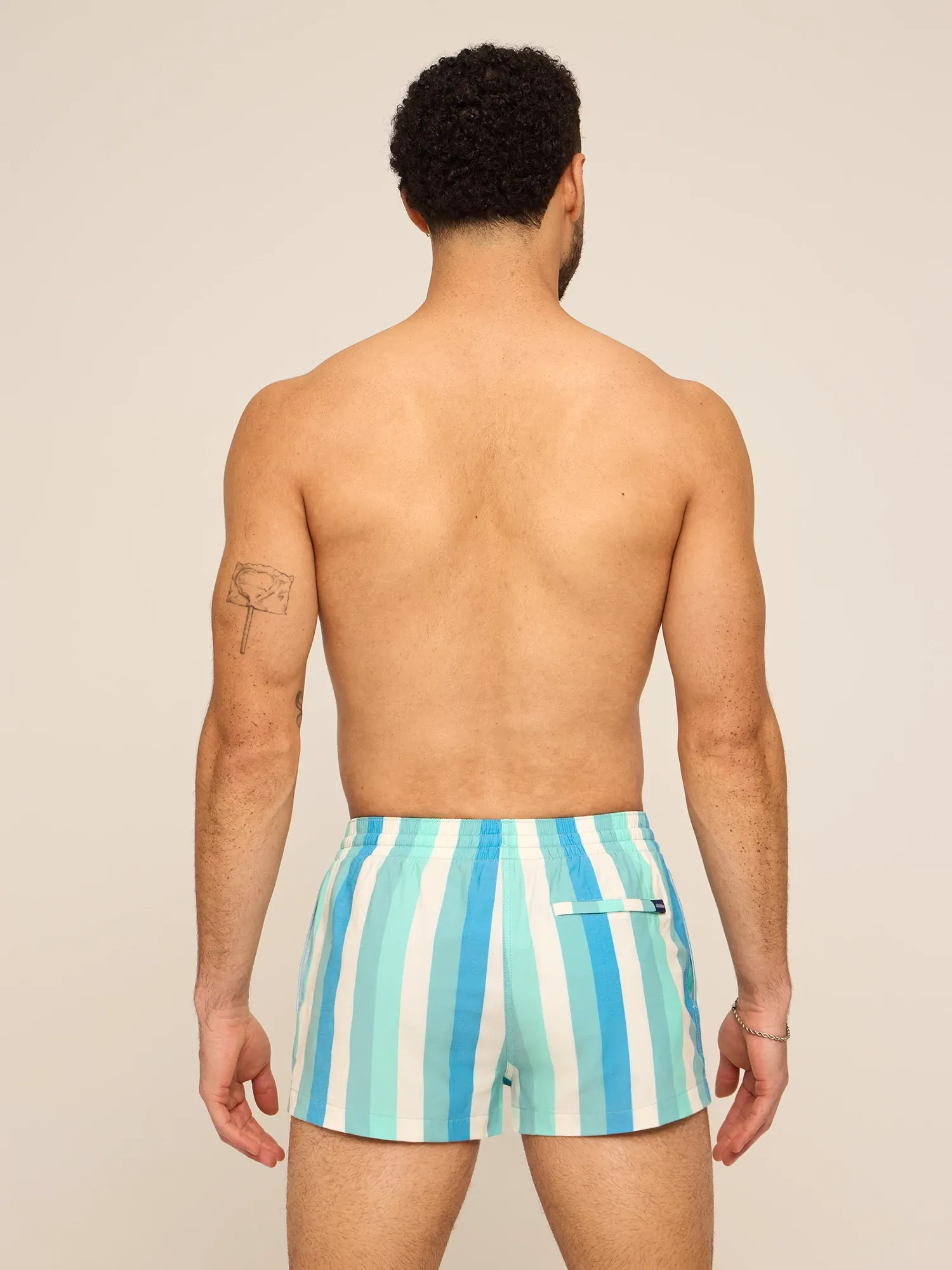 The Eversea Stripes 2" (Classic Lined Swim Trunk)