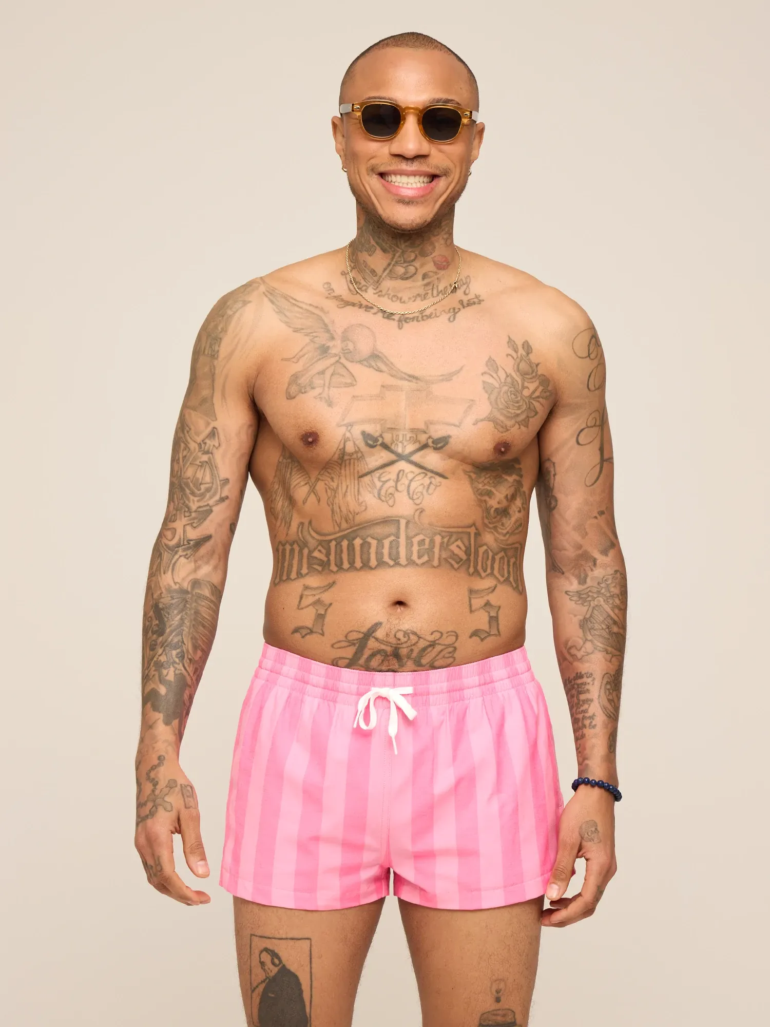 The Dreamhouse Pinks 2" (Classic Lined Swim Trunk)