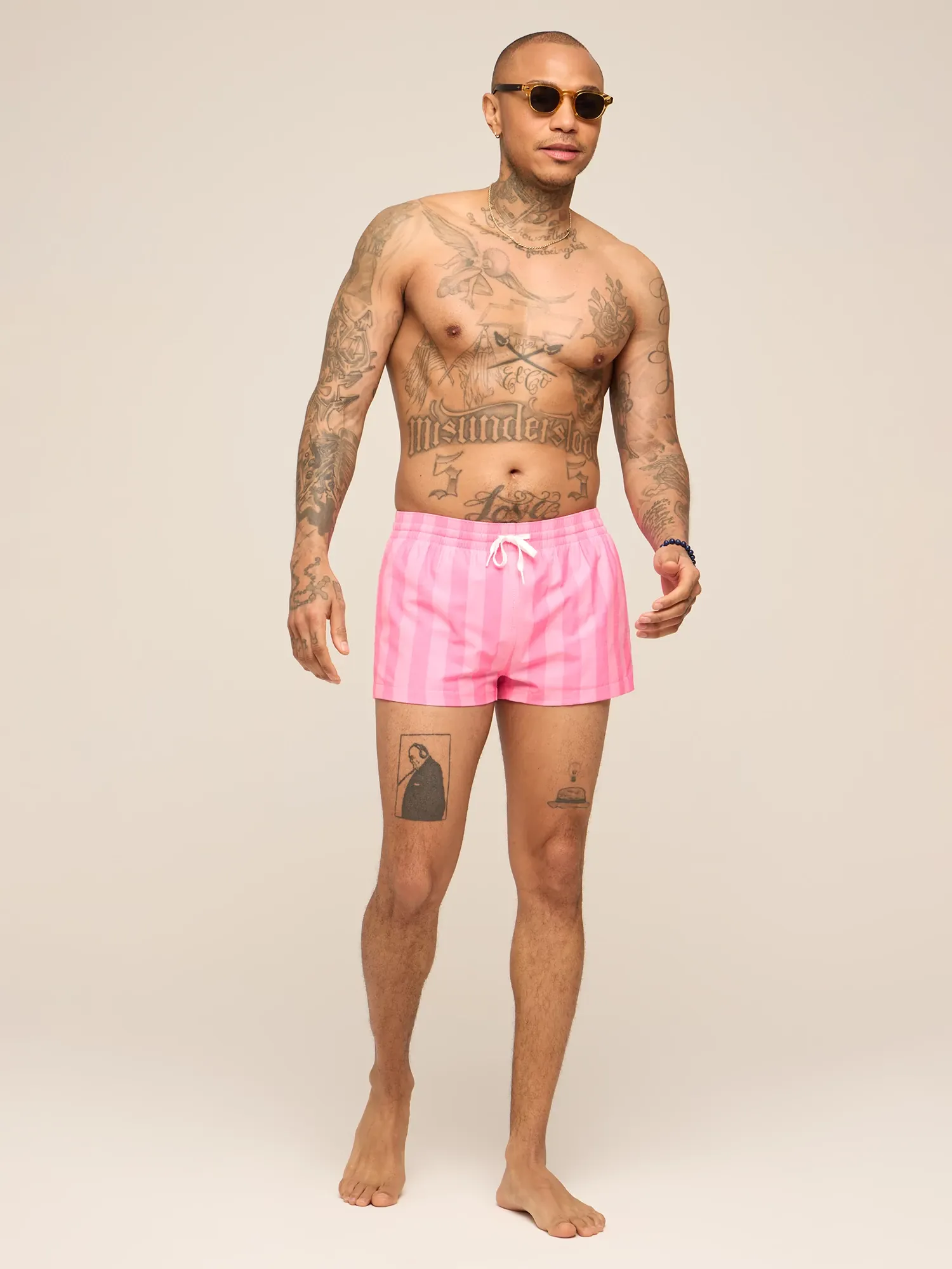 The Dreamhouse Pinks 2" (Classic Lined Swim Trunk)