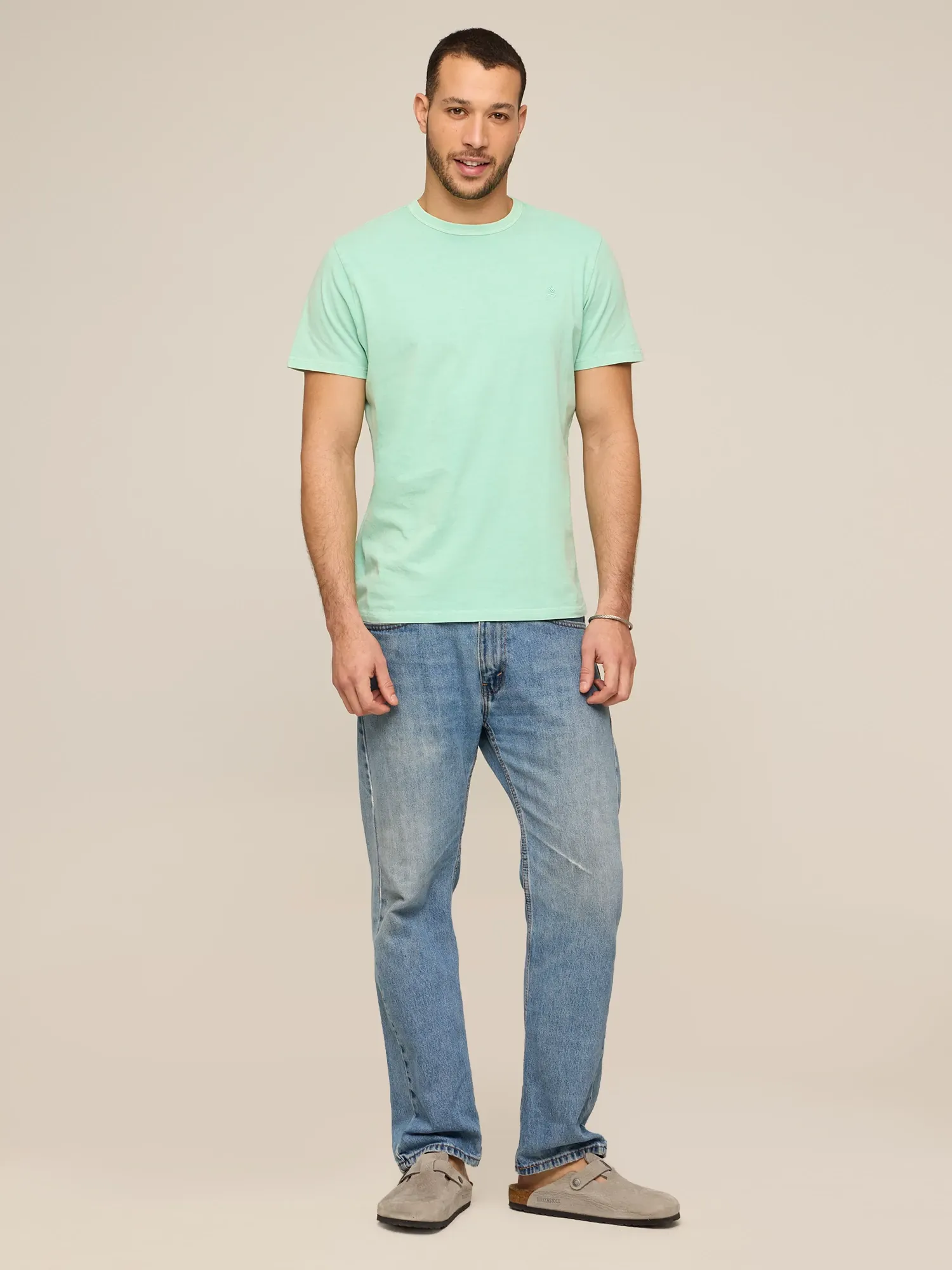 The 24/7, 365 (Essential Non Pocket T-Shirt) - Seafoam Glass