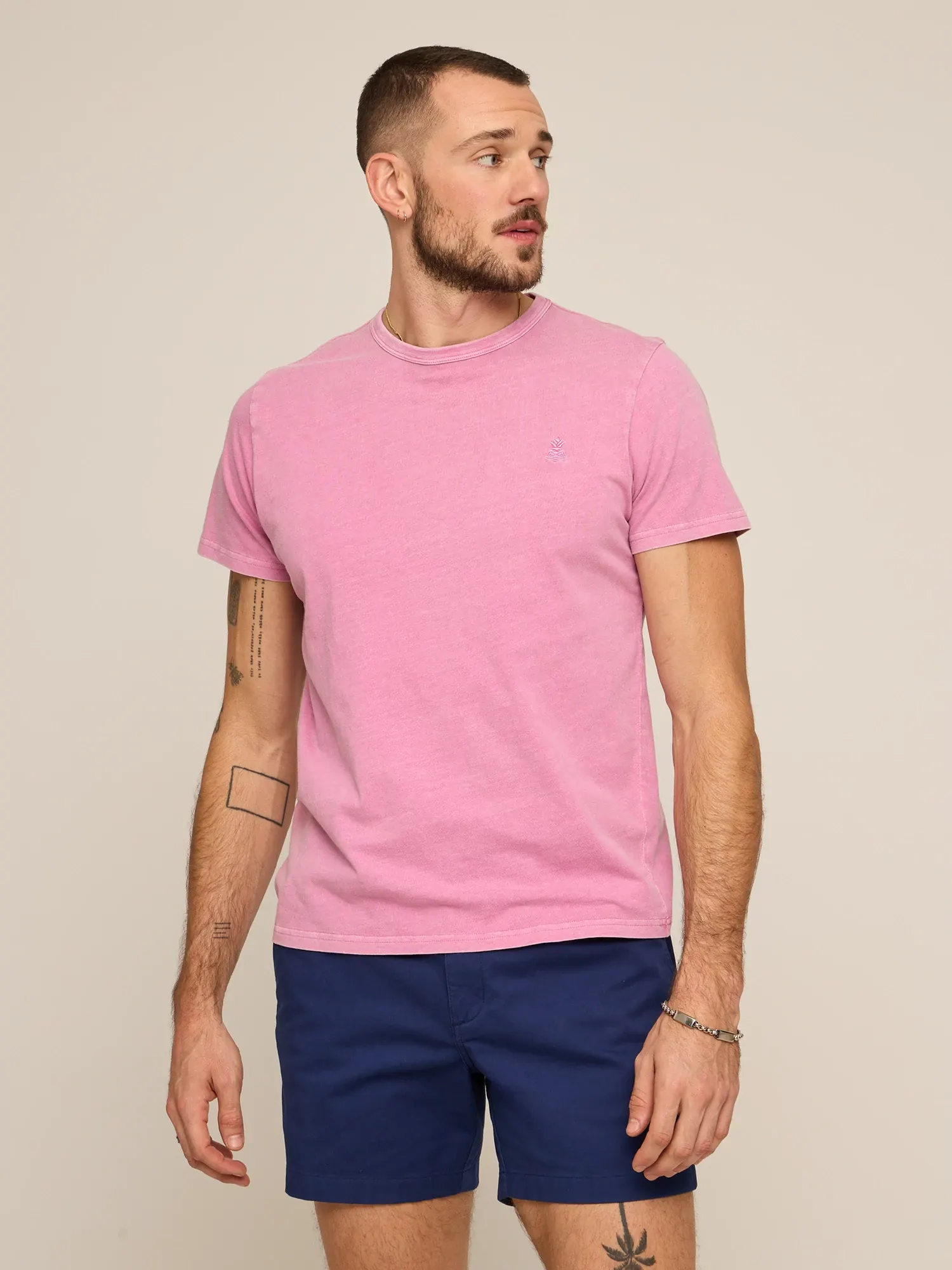 The 24/7, 365 (Essential Non Pocket T-Shirt) - Rustic Blush