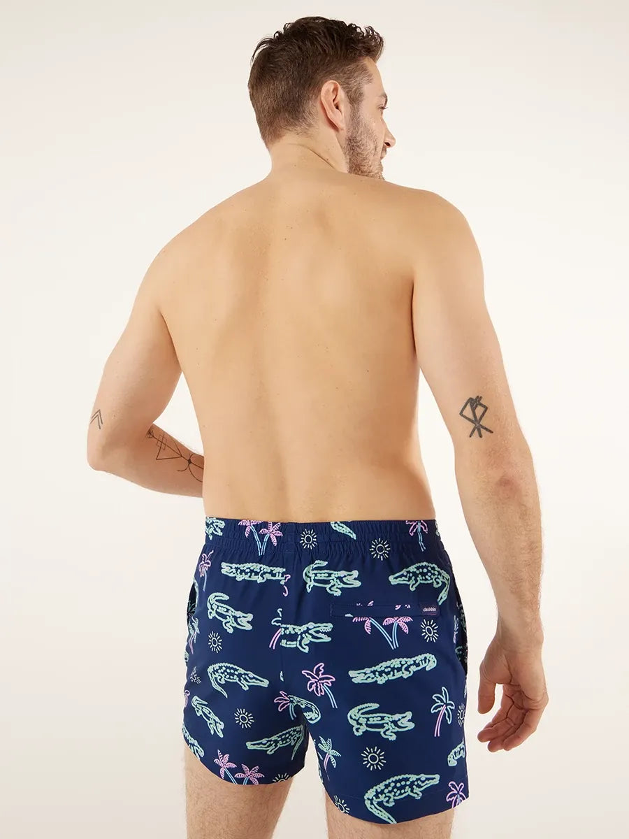 The Neon Glades 4" (Classic Lined Swim Trunk)
