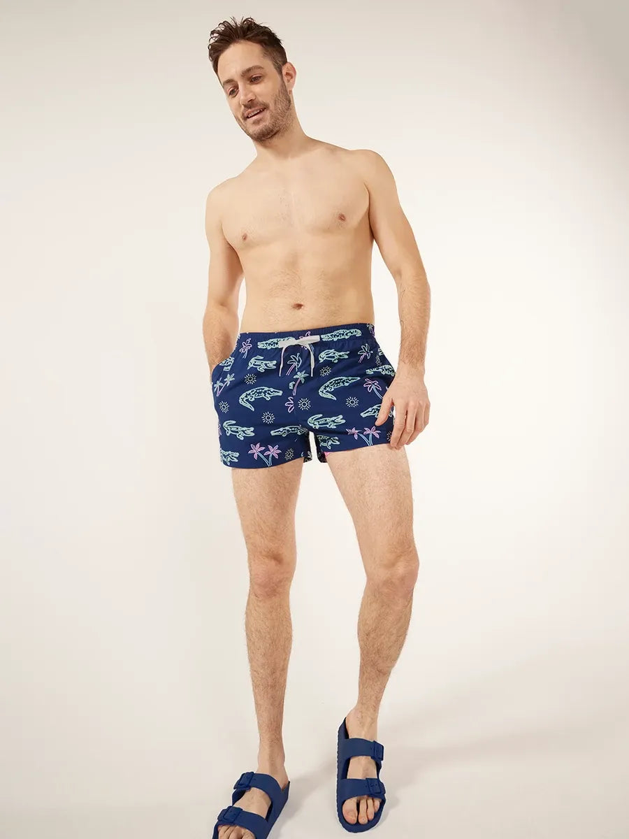 The Neon Glades 4" (Classic Lined Swim Trunk)