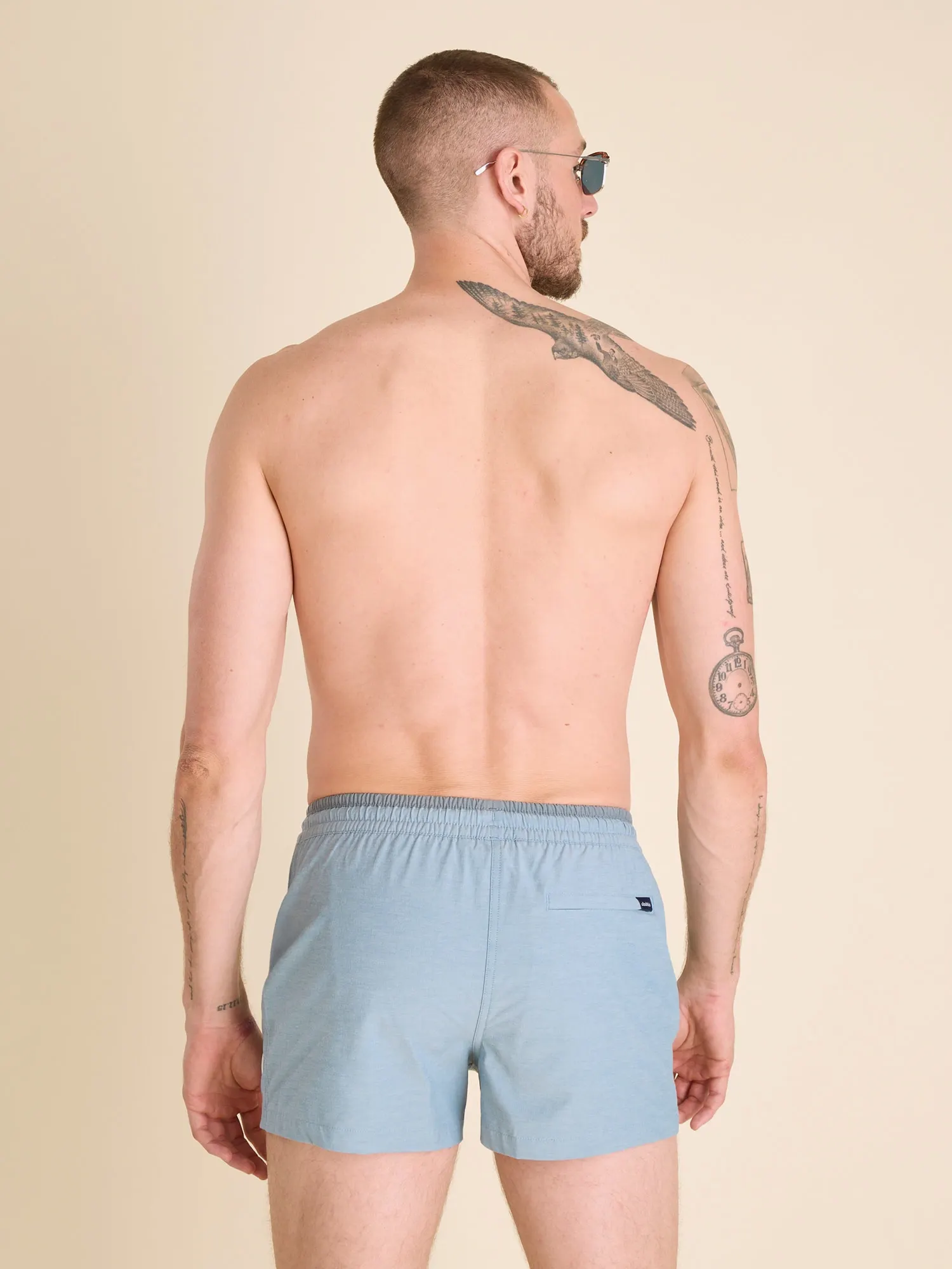 The Blue Horizons 4" (Classic Lined Swim Trunk)