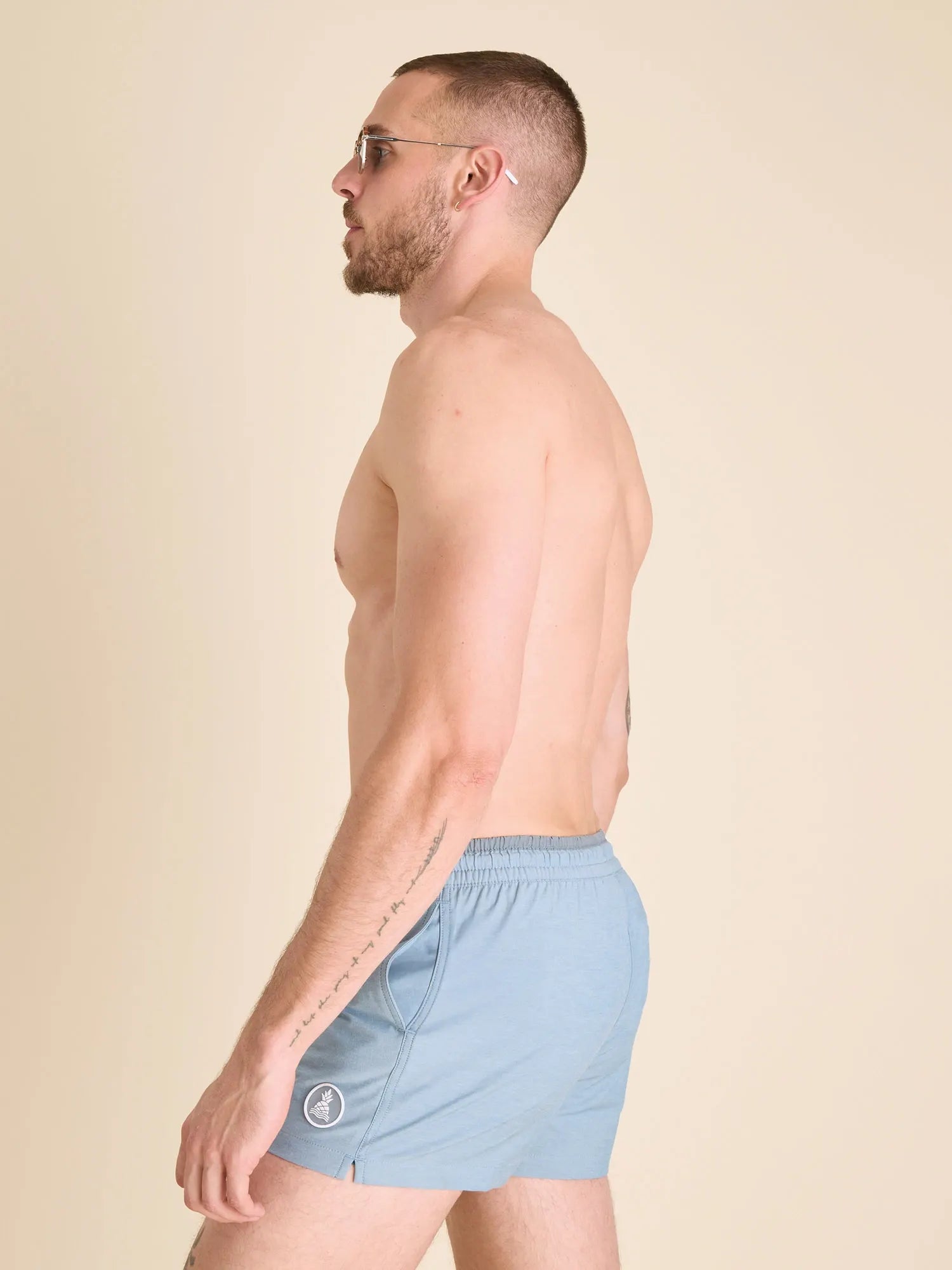 The Blue Horizons 4" (Classic Lined Swim Trunk)