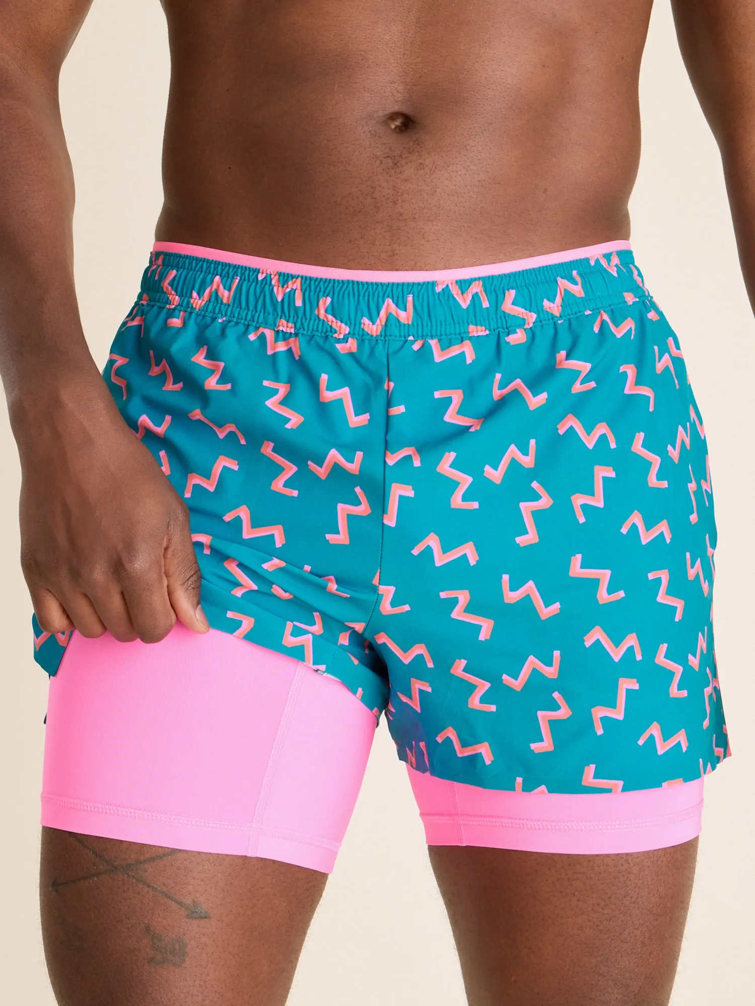 The Twist and Squiggle- Blue 4" (Ultimate Training Short)