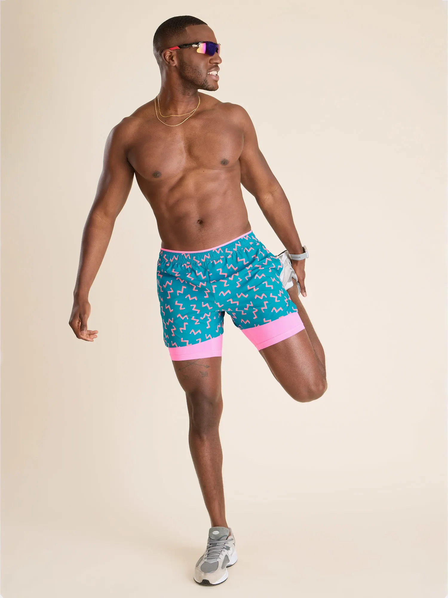 The Twist and Squiggle- Blue 4" (Ultimate Training Short)