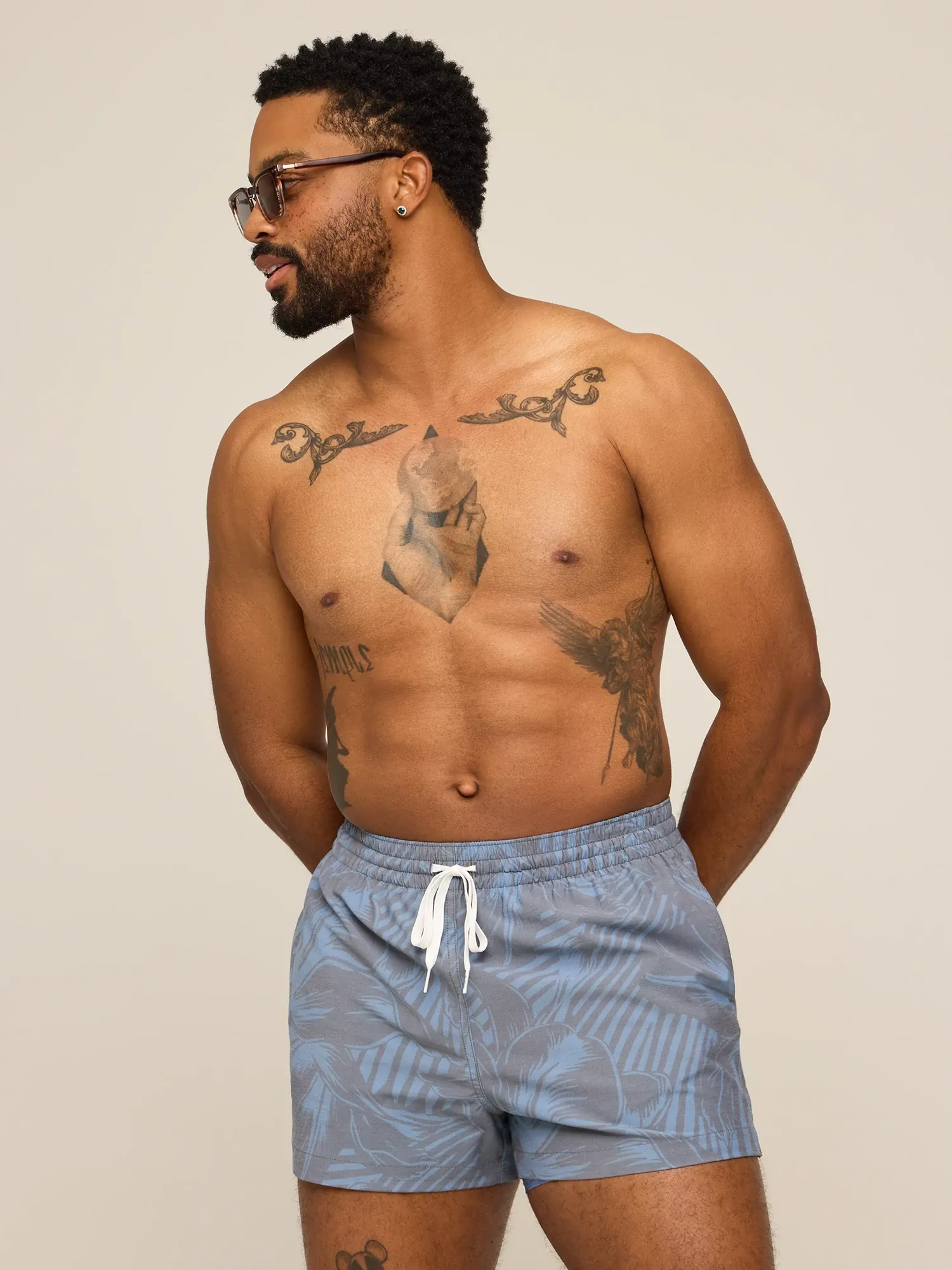 The Indigo Crazies 4" (Classic Lined Swim Trunk)