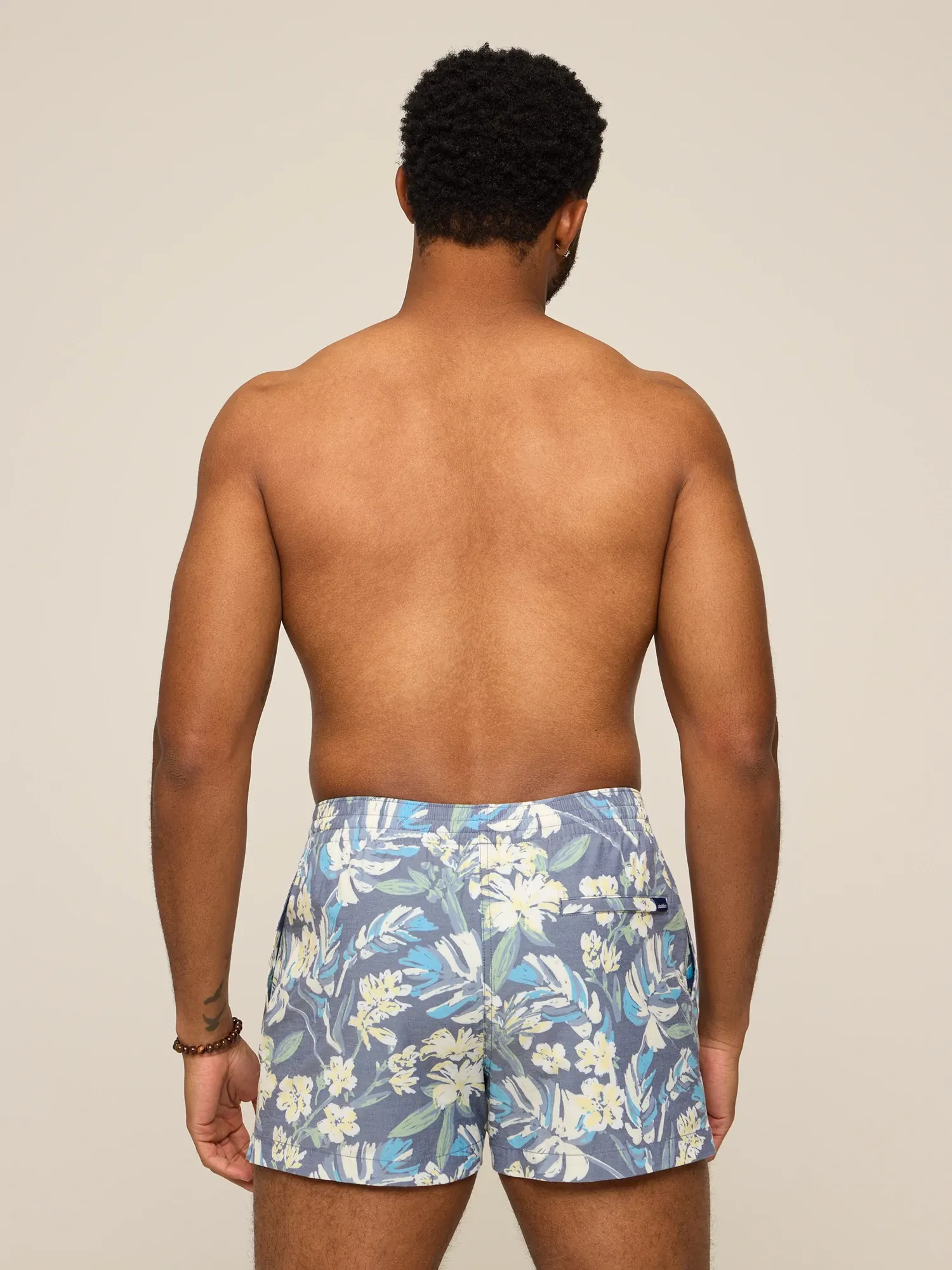 The Starry Night Stems 4" (Classic Lined Swim Trunk)