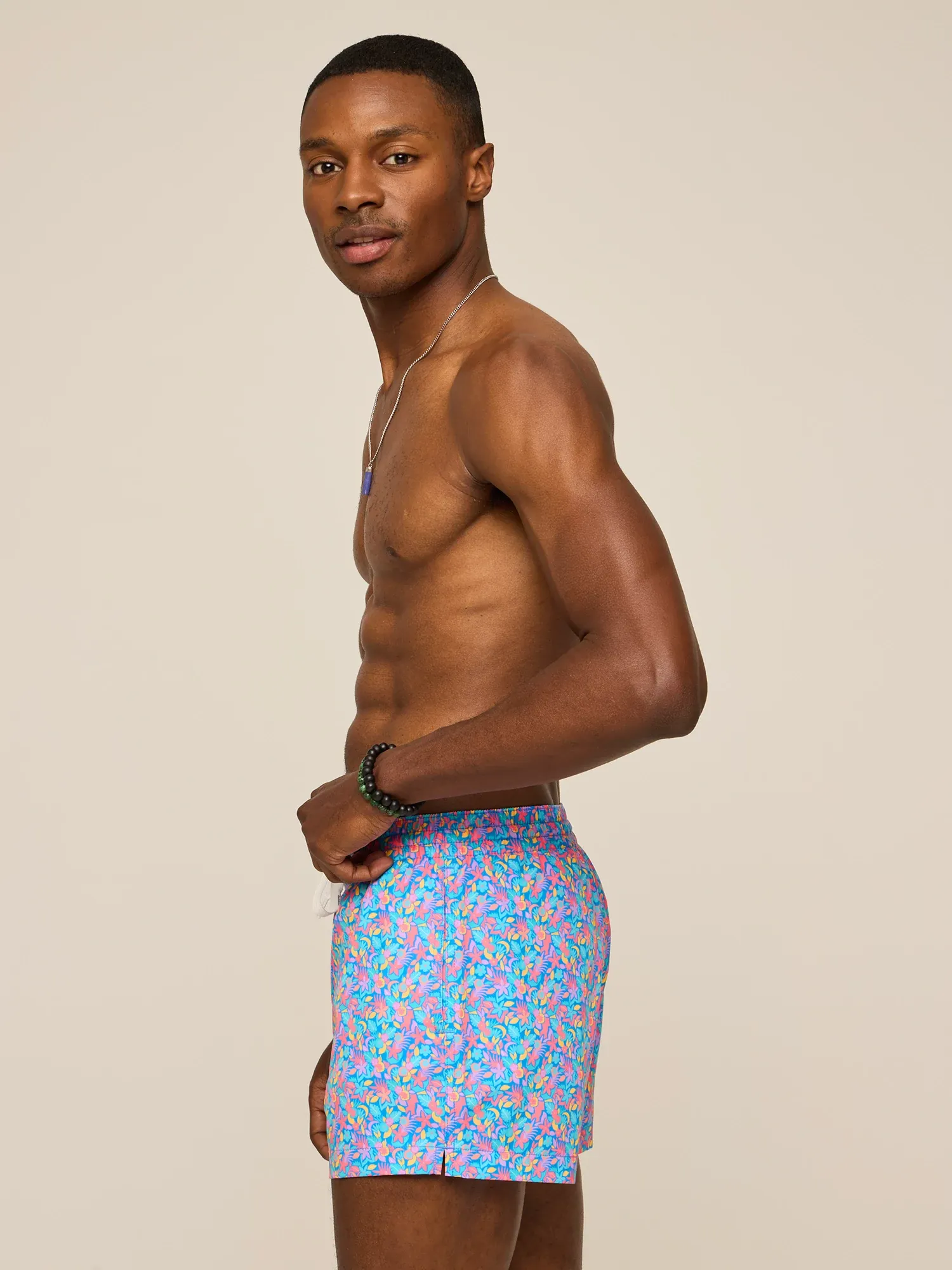 The Spades 4" (Classic Lined Swim Trunk)