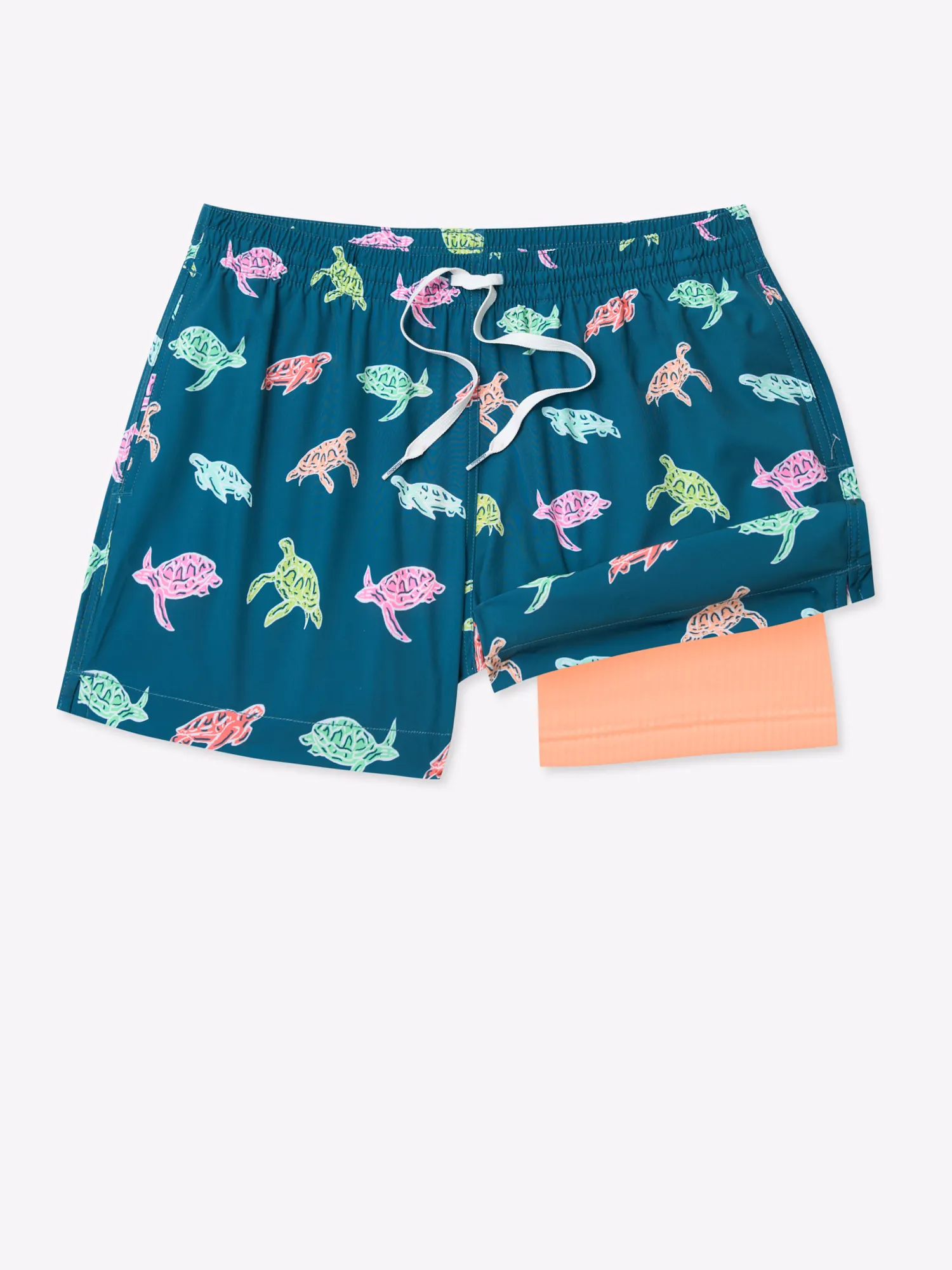 The Turtally Awesomes 4" (Classic Lined Swim Trunk)