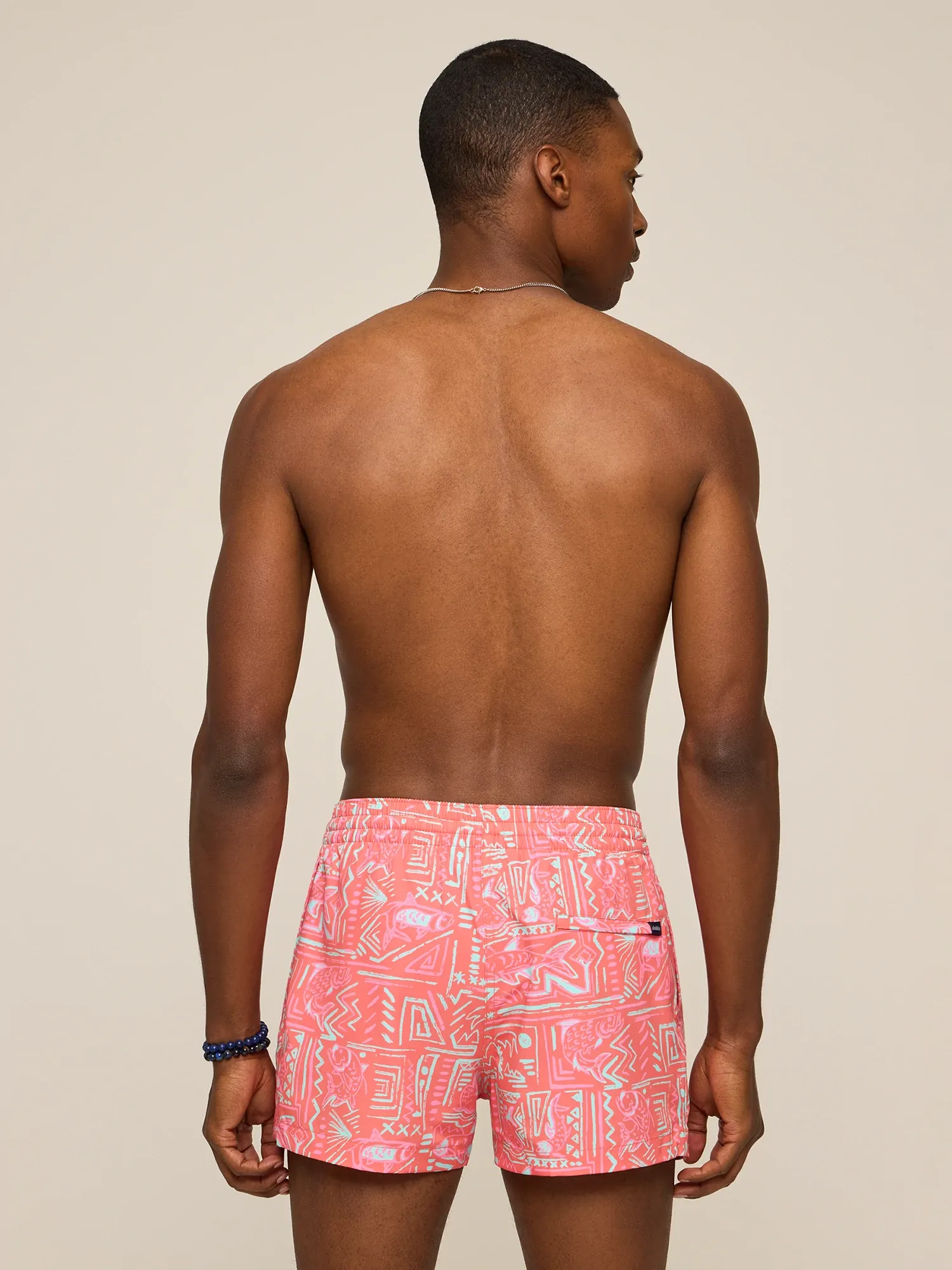 The Pyramid Poolsides 4" (Classic Lined Swim Trunk)
