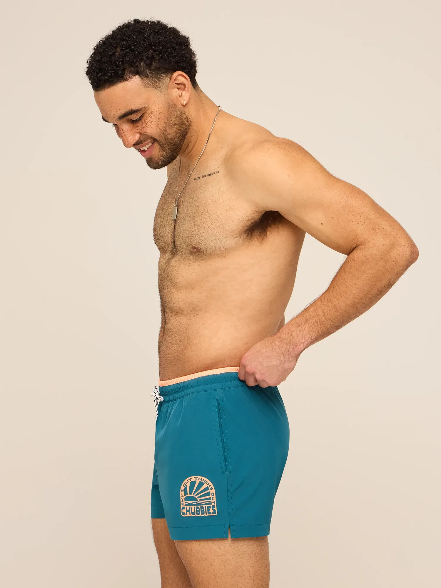 The Rusty Cobalts 4" (Classic Lined Swim Trunk w/ SP WB)